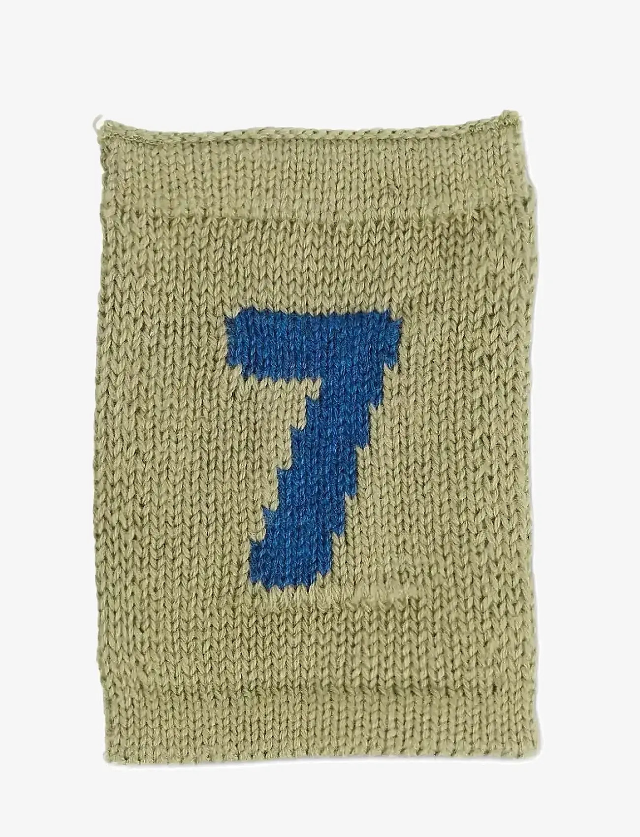 Smallstuff - Knitted flag, 7, blue - dekorativt tilbehør - blue - 0