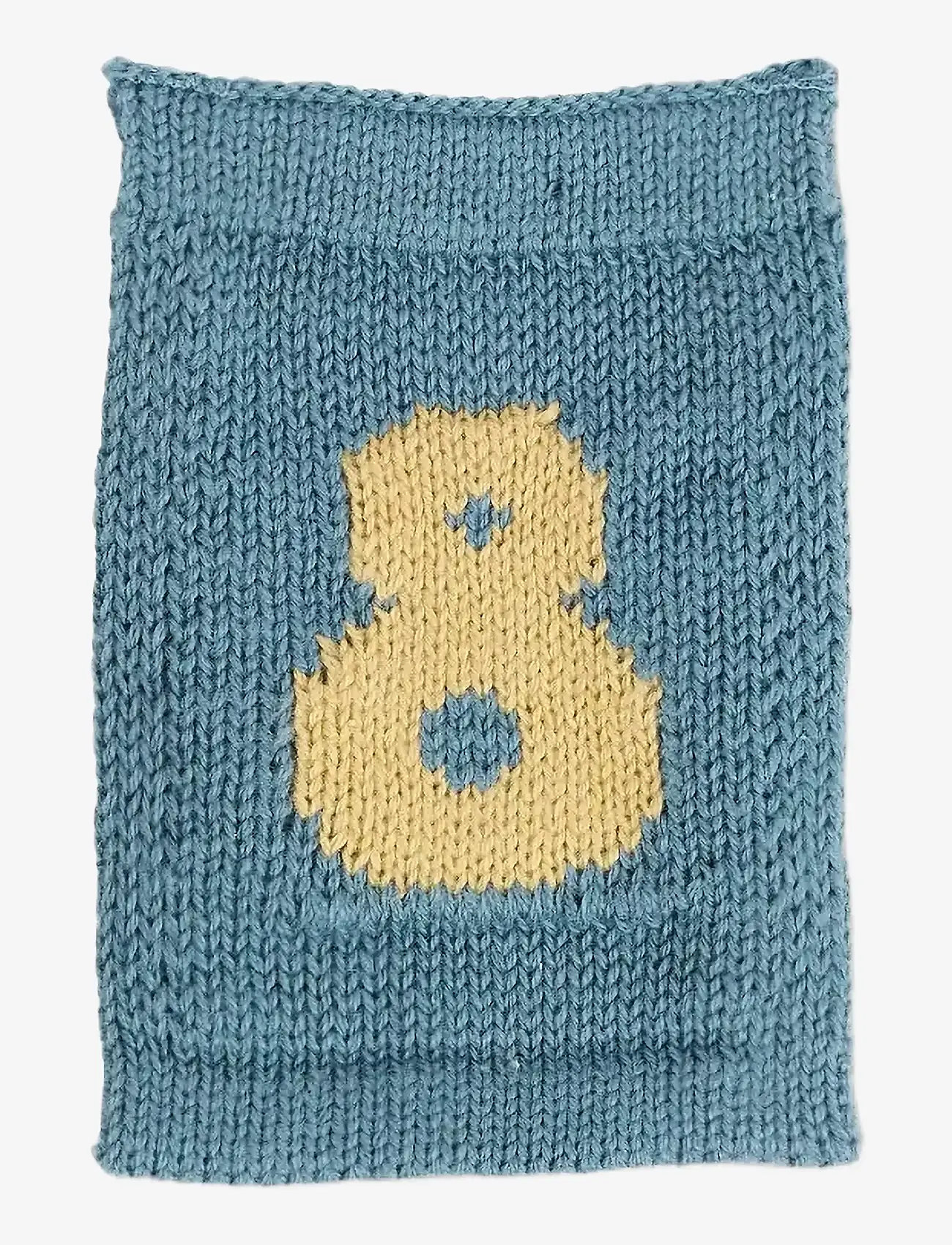 Smallstuff - Knitted flag, 8, blue - dekorative wohnaccessoires - blue - 0