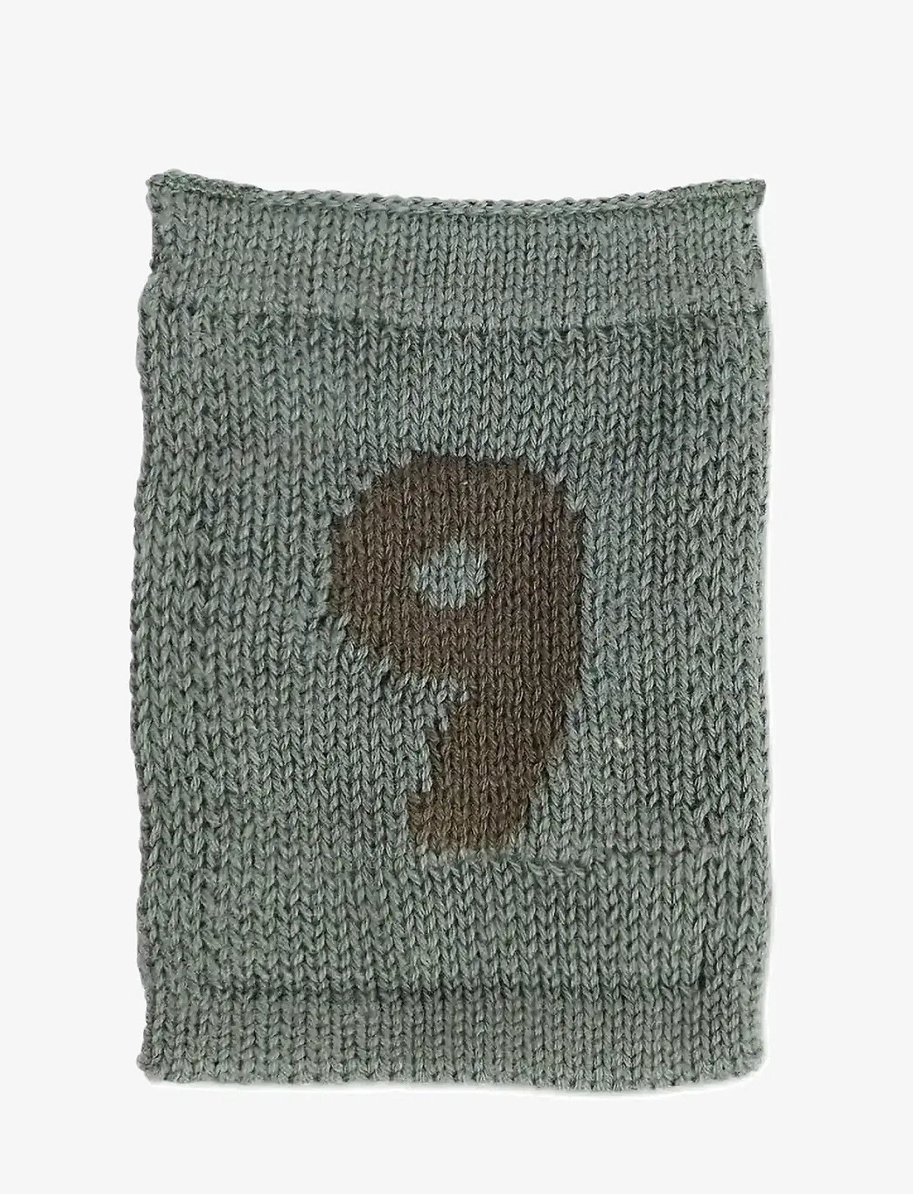 Smallstuff - Knitted flag, 9, blue - dekorative wohnaccessoires - blue - 0