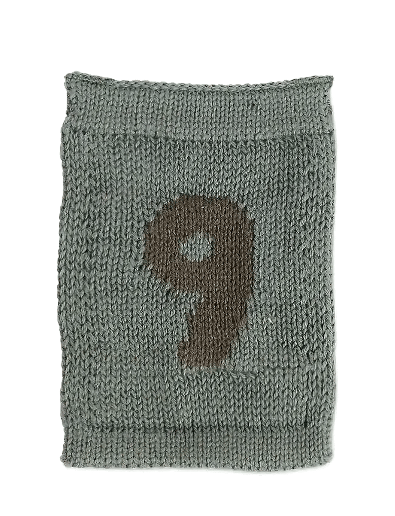 Smallstuff - Knitted flag, 9, blue - dekorative wohnaccessoires - blue - 0