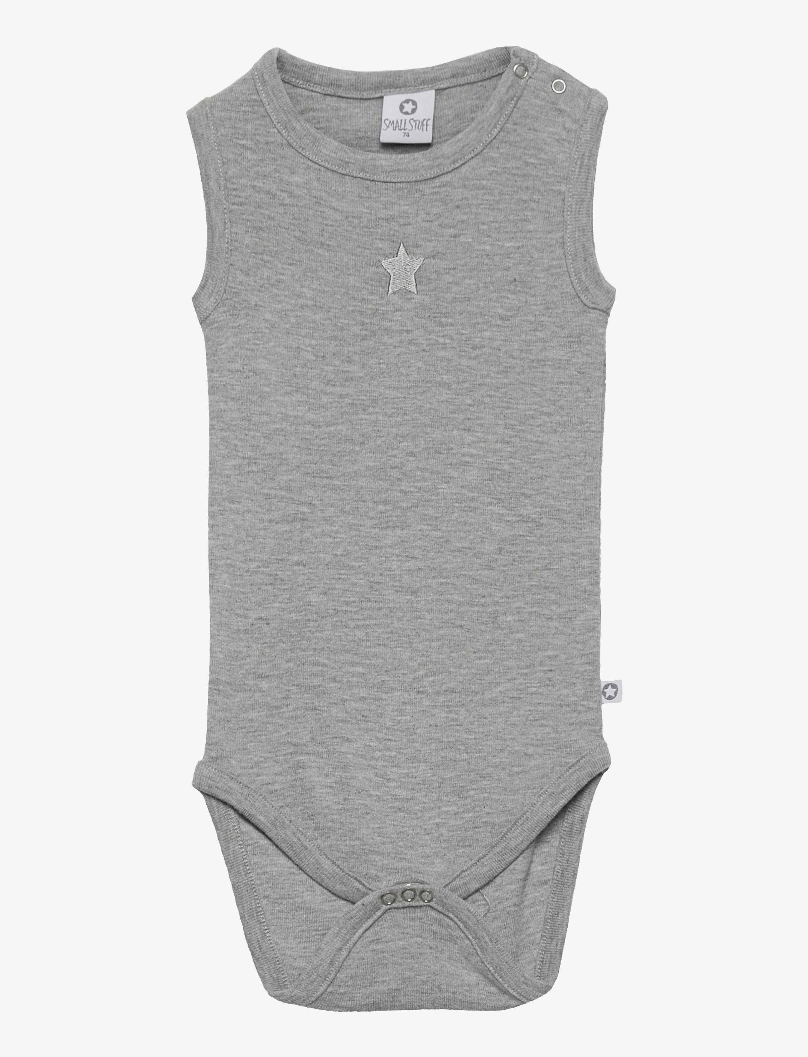 Body, no sleeve, Solid, White, size 92 - LIGHT GREY