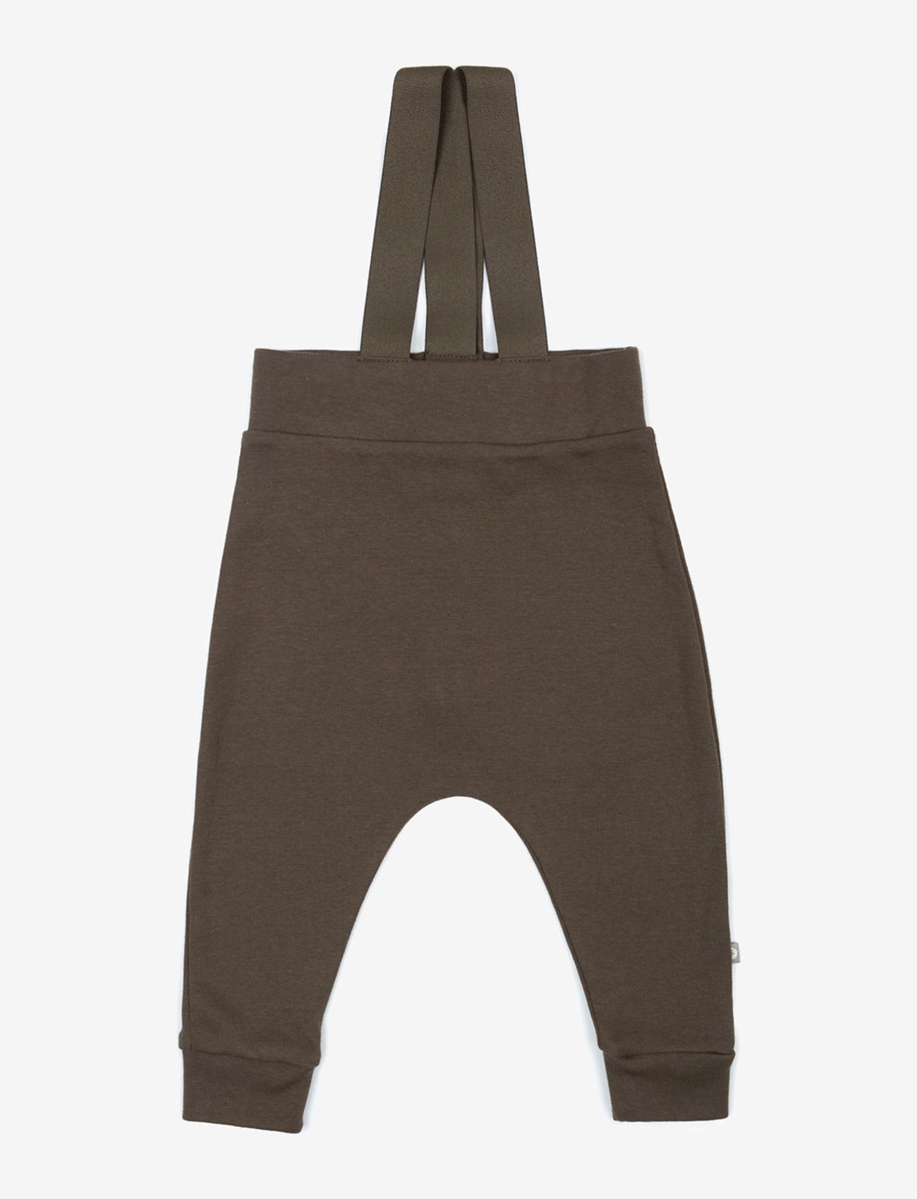 Smallstuff - Pants w. suspenders, dark mole - najniższe ceny - dark mole - 0