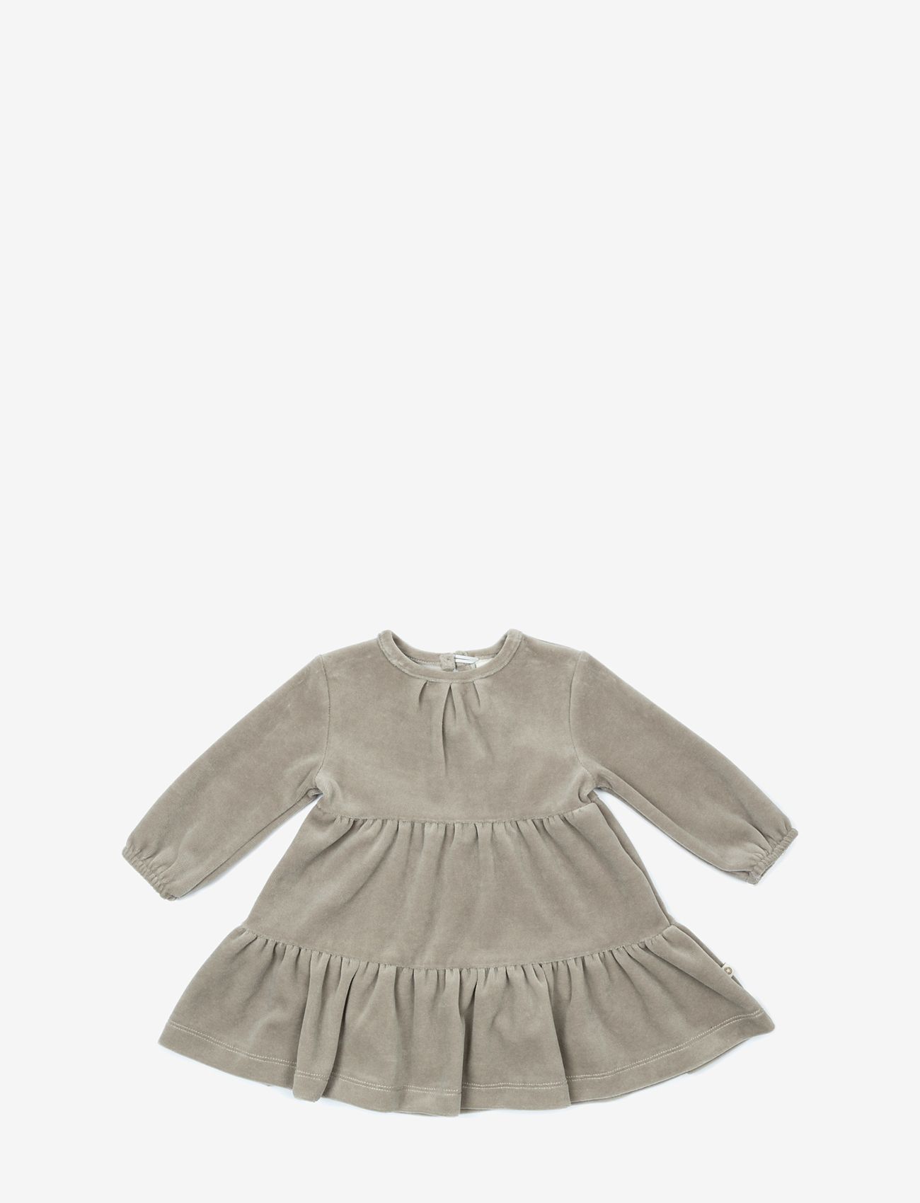 Smallstuff - Dress velour, nature - babyklänningar - nature - 1