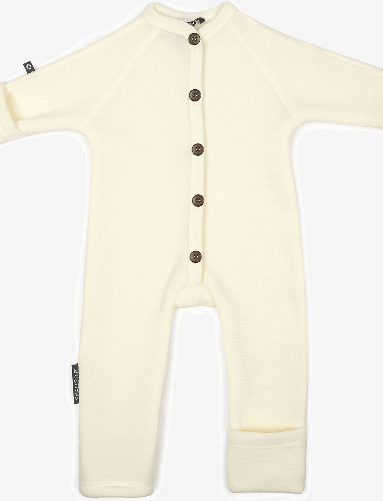 Smallstuff - Jumpsuit, merino wool w. buttons, offwhite - geschenke unter 100€ - offwhite - 0