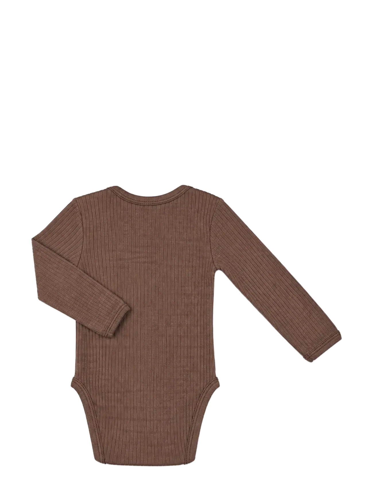 Smallstuff - Body LS, rose brown drop needle, merino wool - base layer baby - rose brown - 2