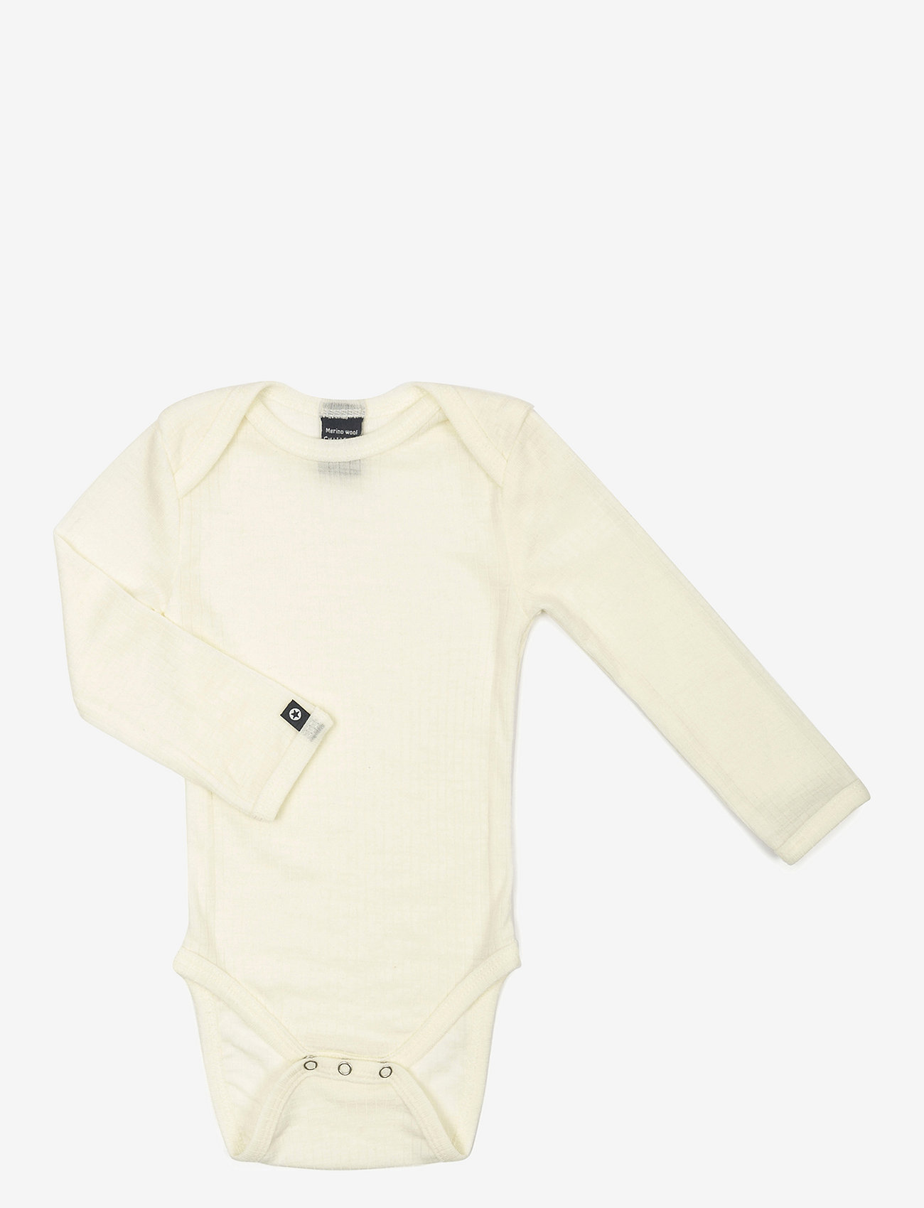 Smallstuff - Body LS, off. white drop needle, merino wool - jacken & mäntel - offwhite - 0