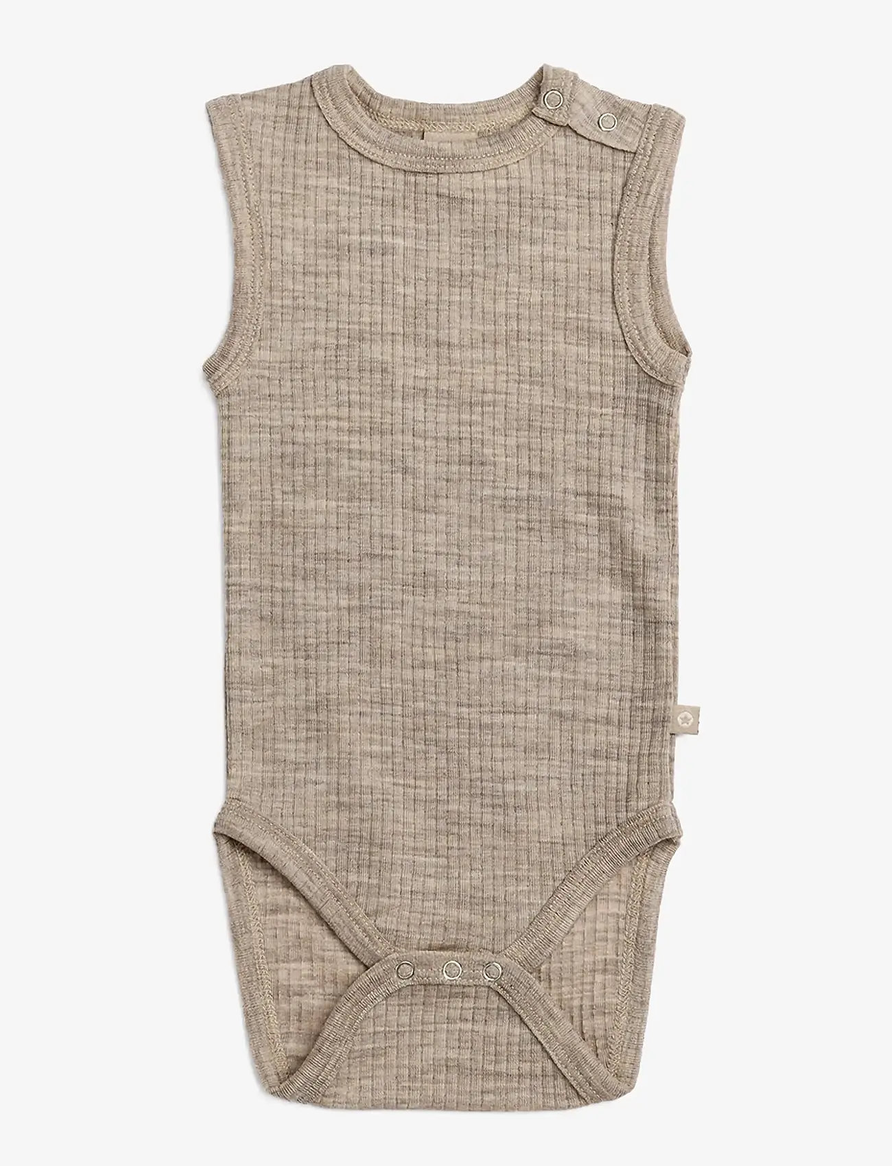 Smallstuff - Body NS, light nature melange drop needle, merino wool - bodyer uden ærmer - light nature - 0