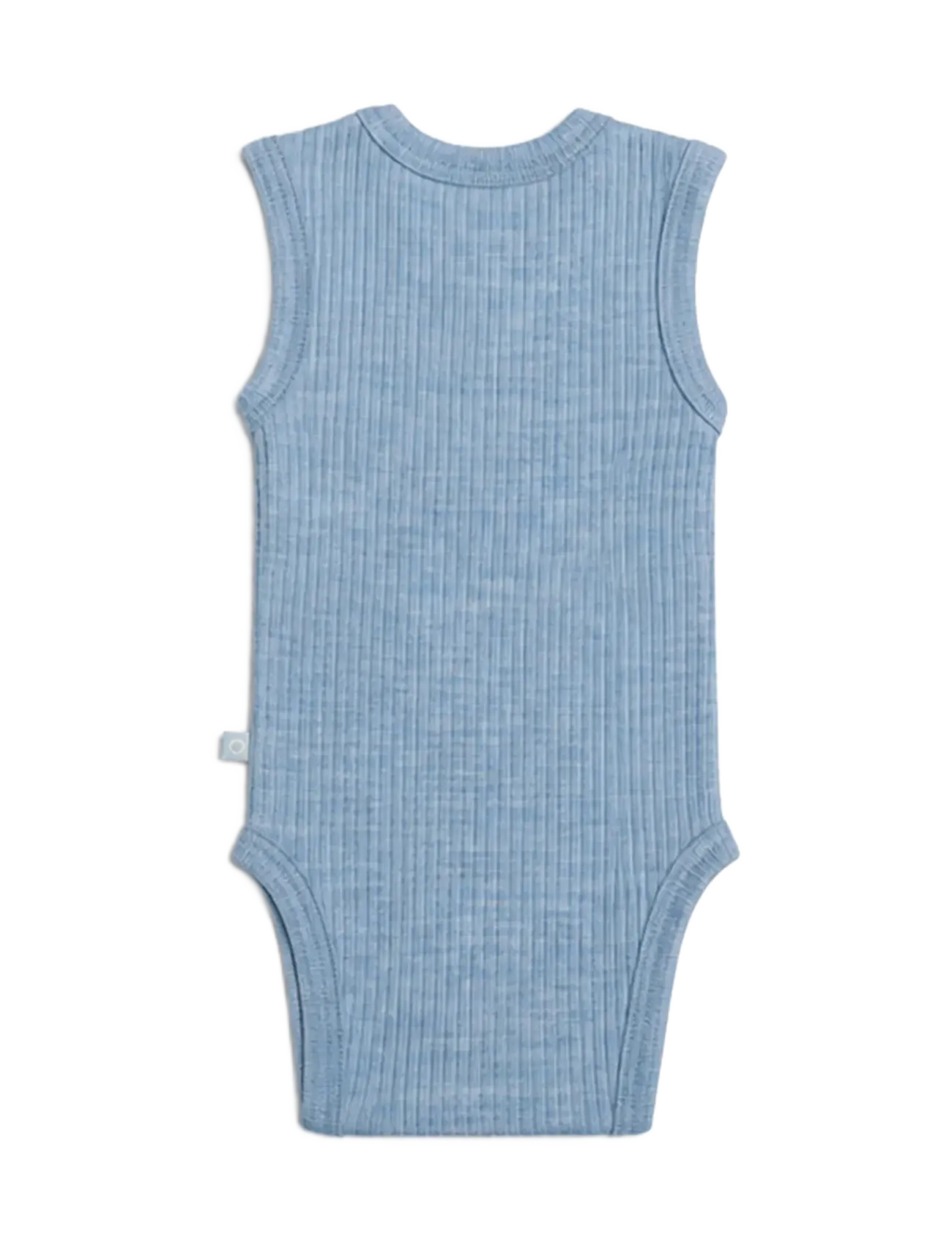 Smallstuff - Body NS, light blue melange drop needle, merino wool - base layer baby - light blue - 1