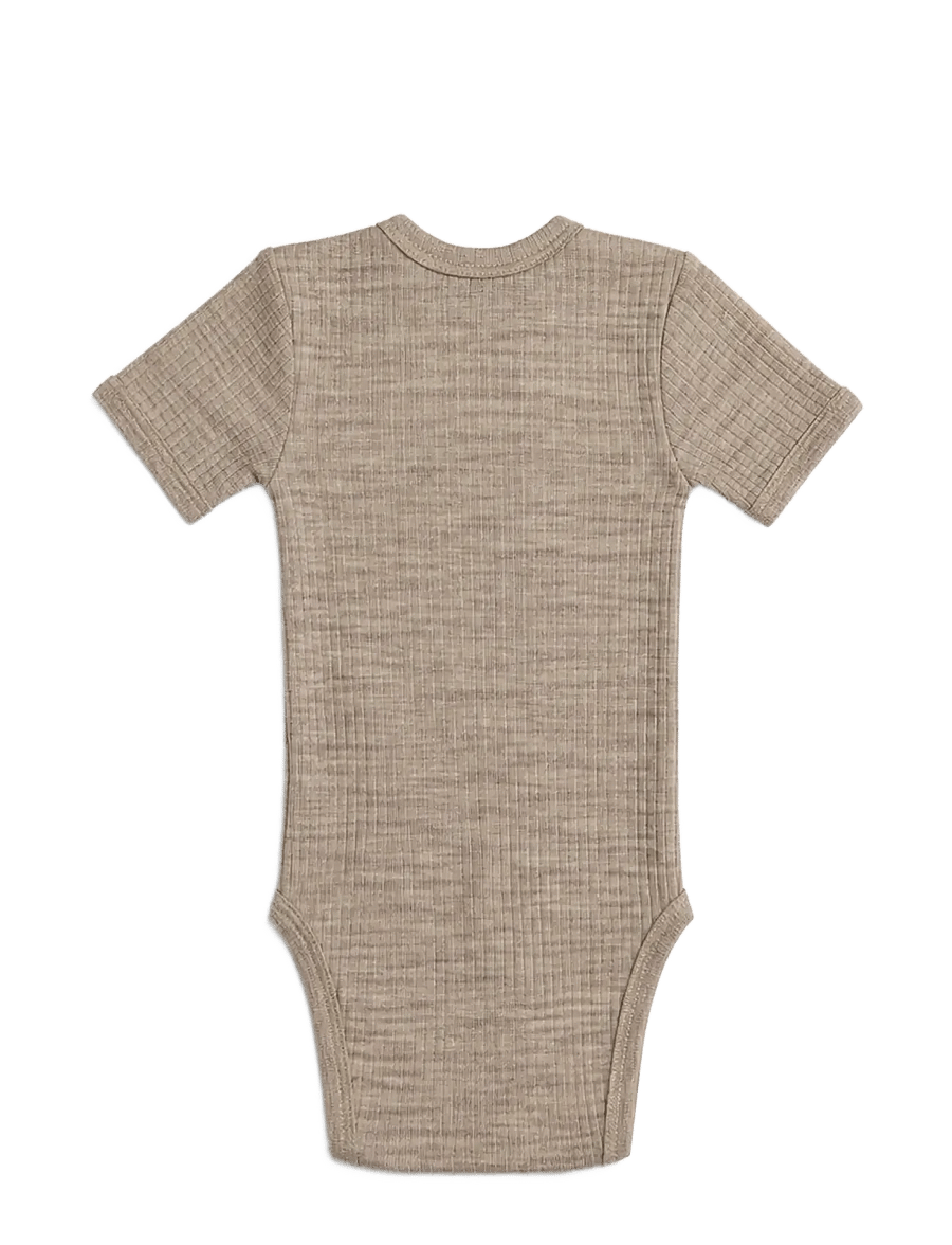 Smallstuff - Body SS, light nature melange drop needle, merino wool - base layer baby - light nature - 2