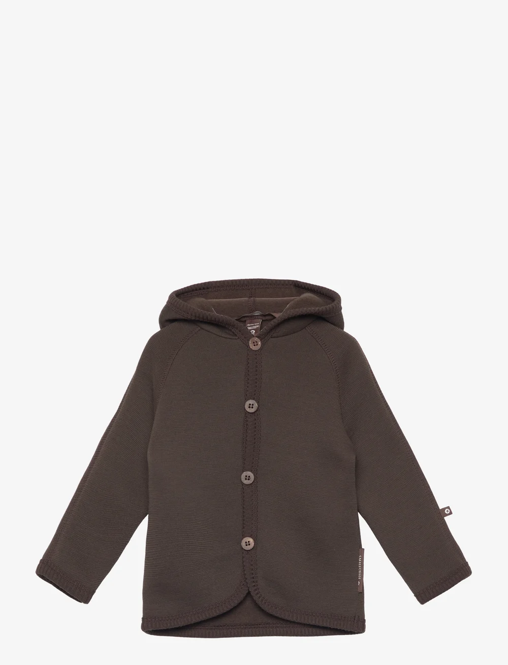 Hooded 2025 fleece cardigan
