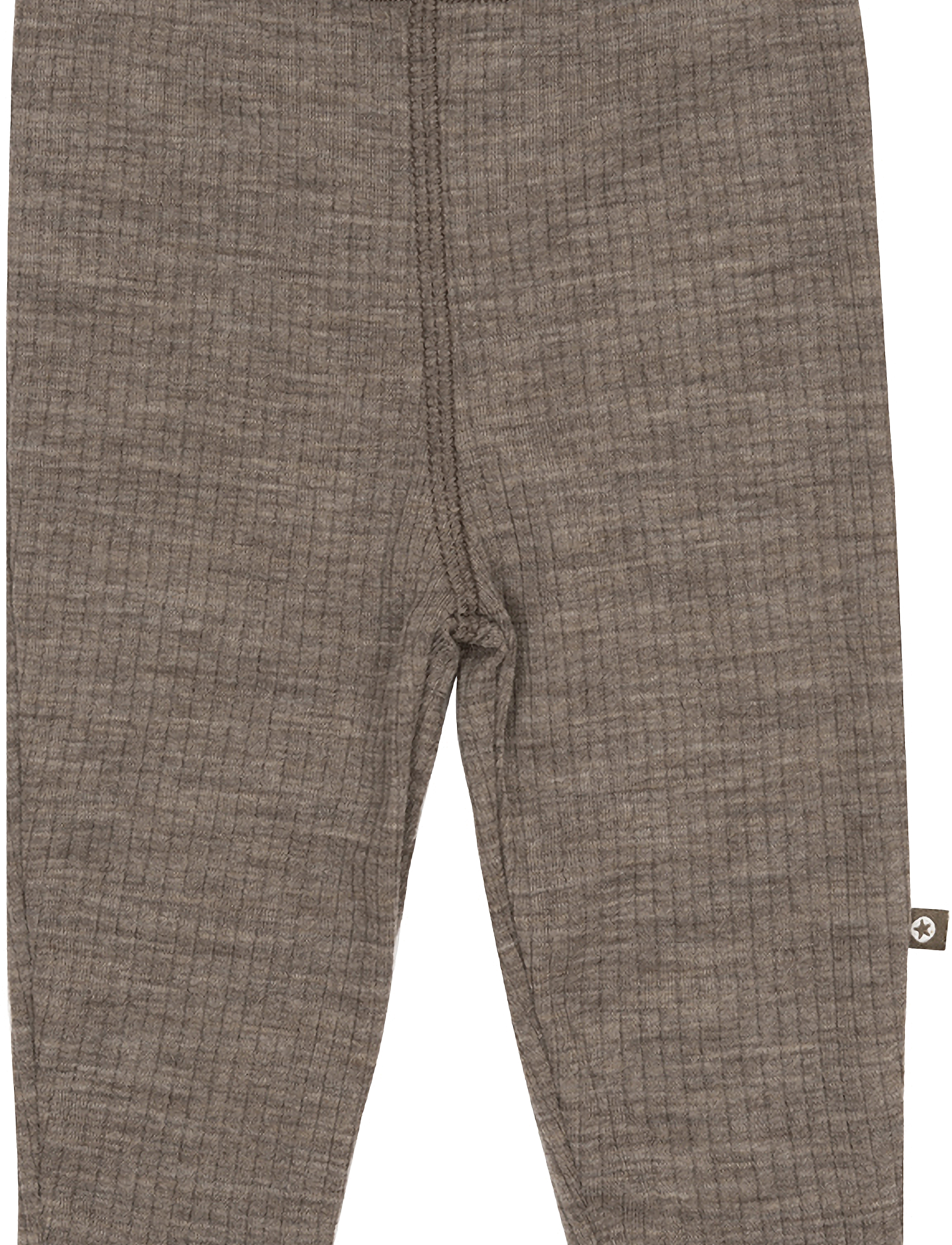 Smallstuff Legging, nature drop needle, merino wool - Underdele - NATURE / brown