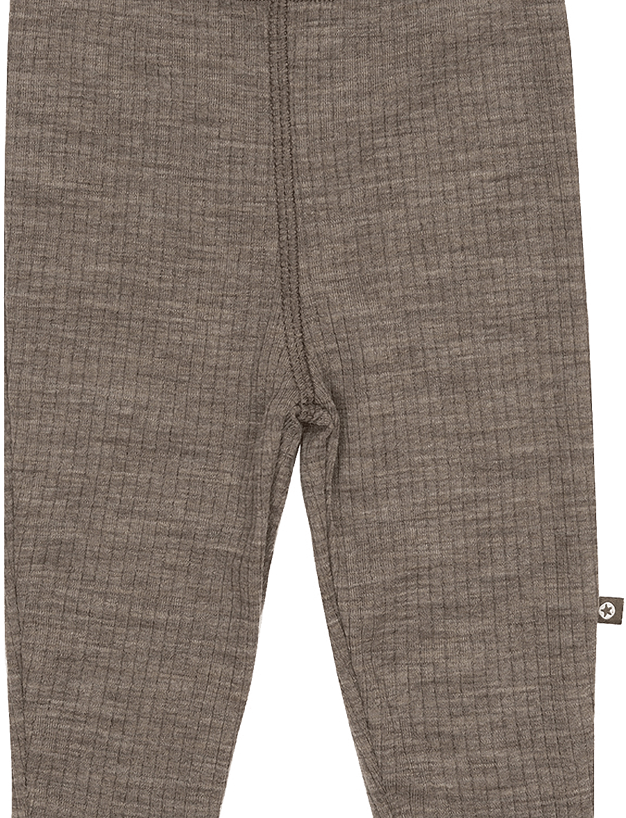 Smallstuff - Legging, nature drop needle, merino wool - timpės - nature - 1