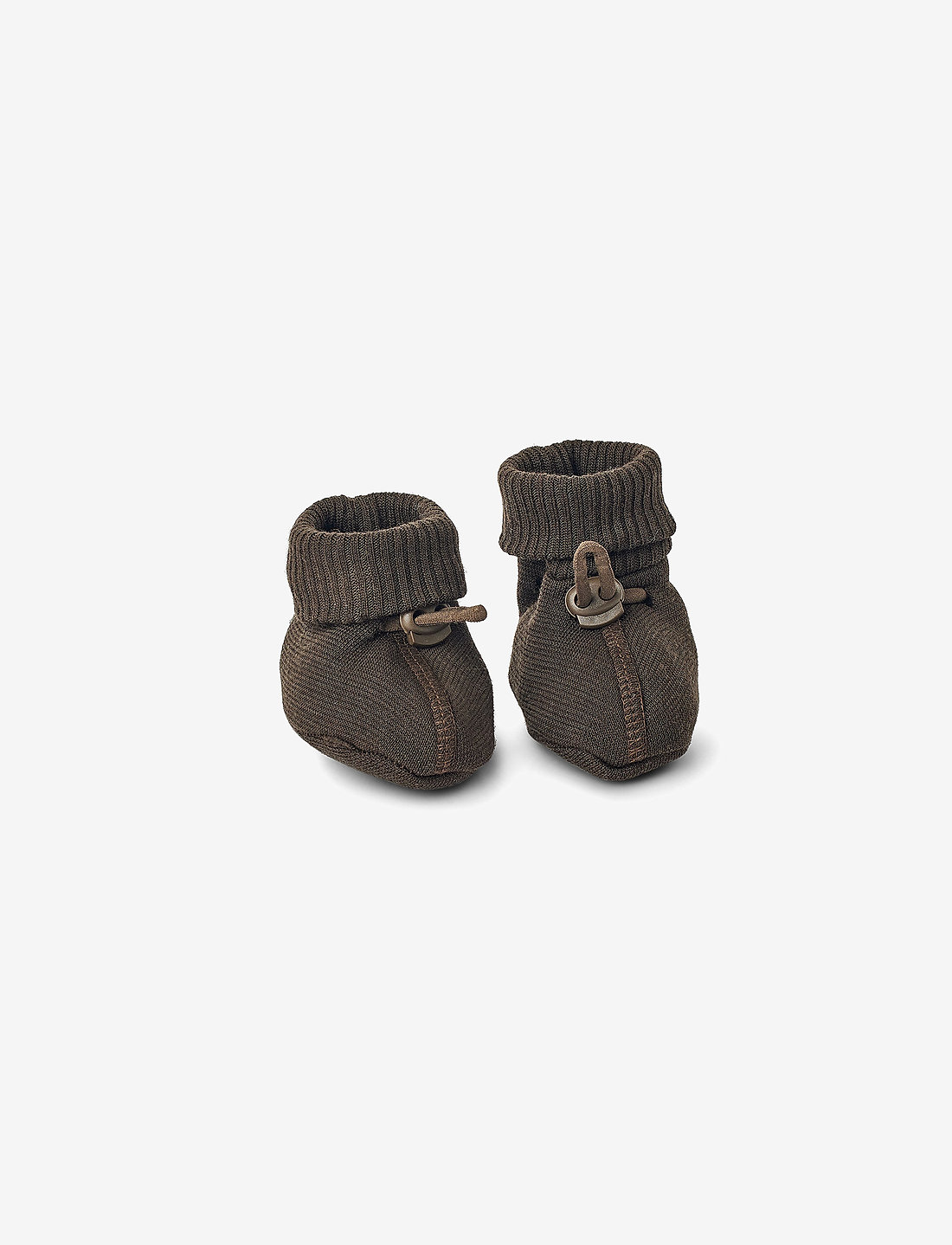 Smallstuff Booties Merino Wool Brown Baby Booties Boozt