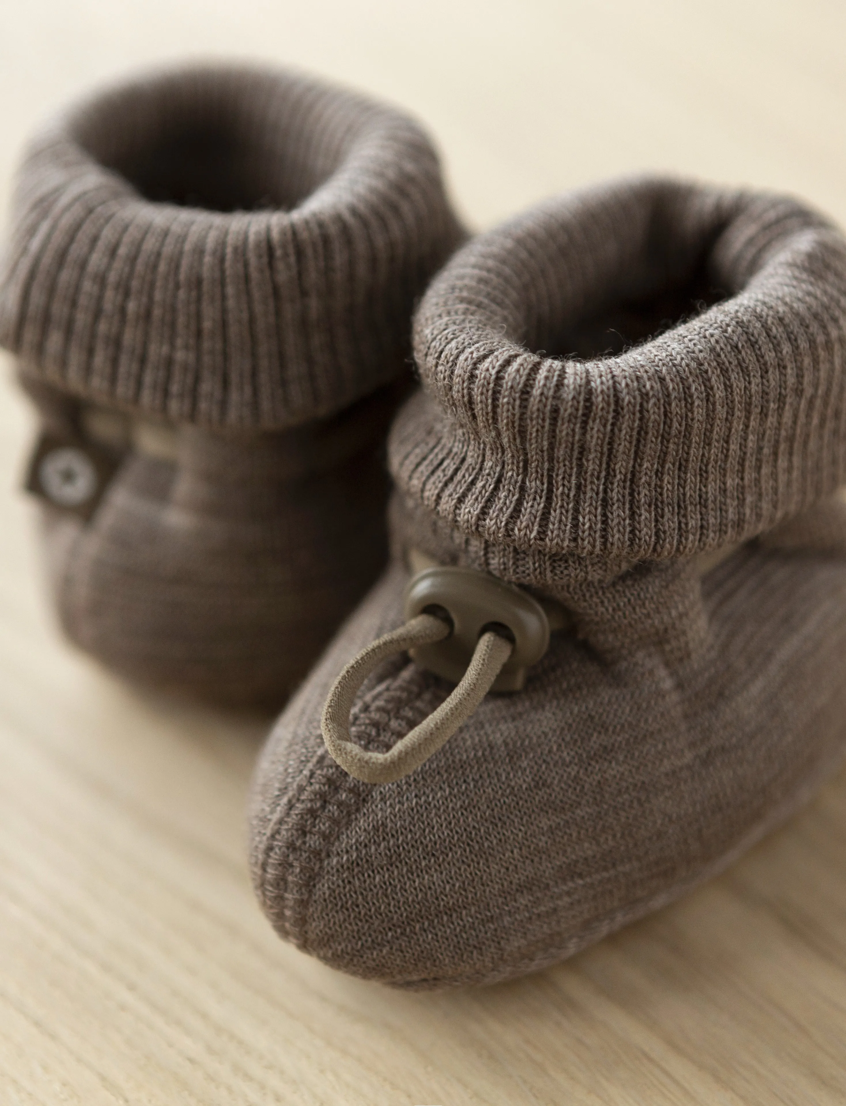 Smallstuff Booties, 92-98, Beige, Sko > Babystøvler, Børn