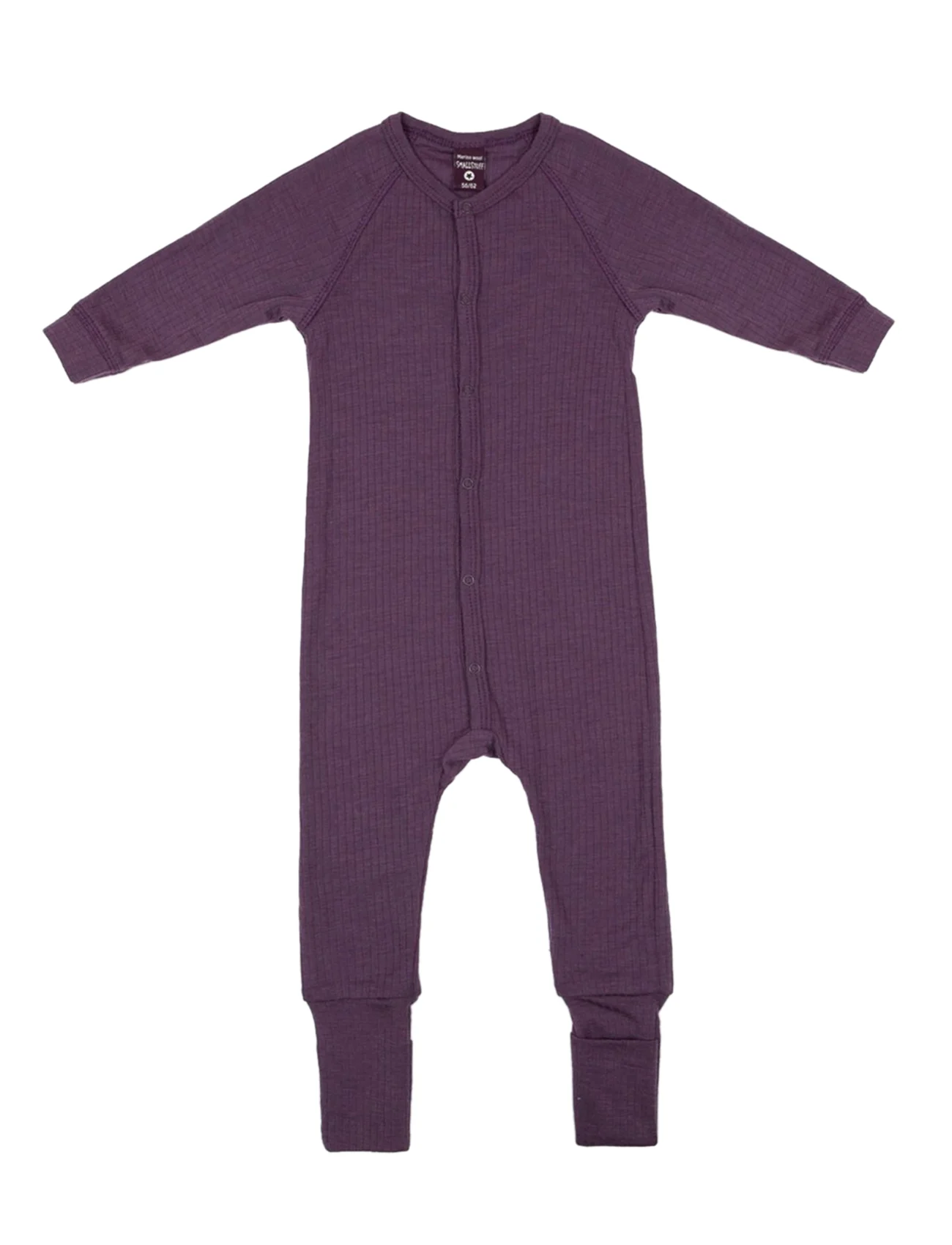 Smallstuff - Night suit, soft powder drop needle, merino wool - sleeping overalls - powder - 0