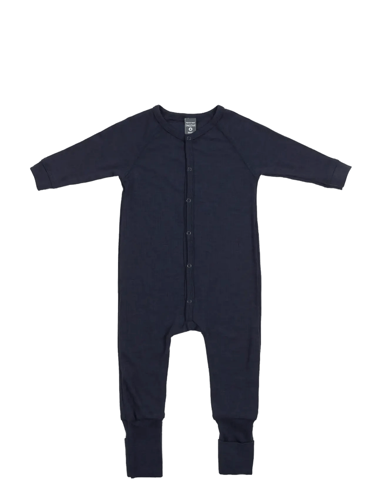 Night suit, navy drop needle, merino wool