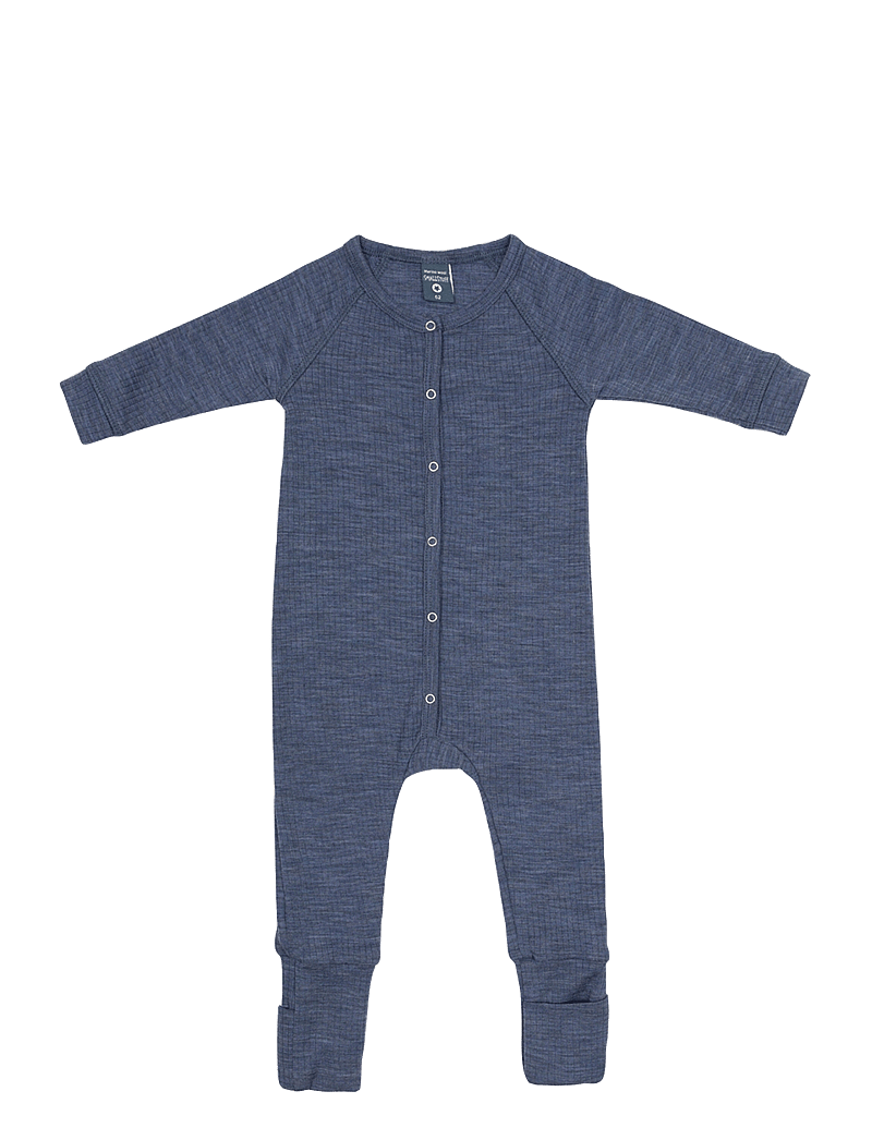 Smallstuff - Nightsuit - sleeping overalls - denim - 0
