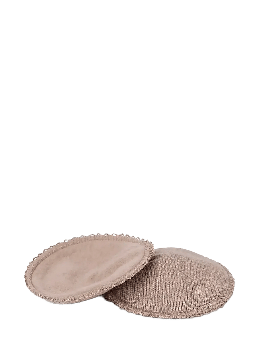 Smallstuff - Breast feeding pads S, dia. 11 cm., meriono wool, soft powder melange - brystpumper og tilbehør - soft powder melange - 1