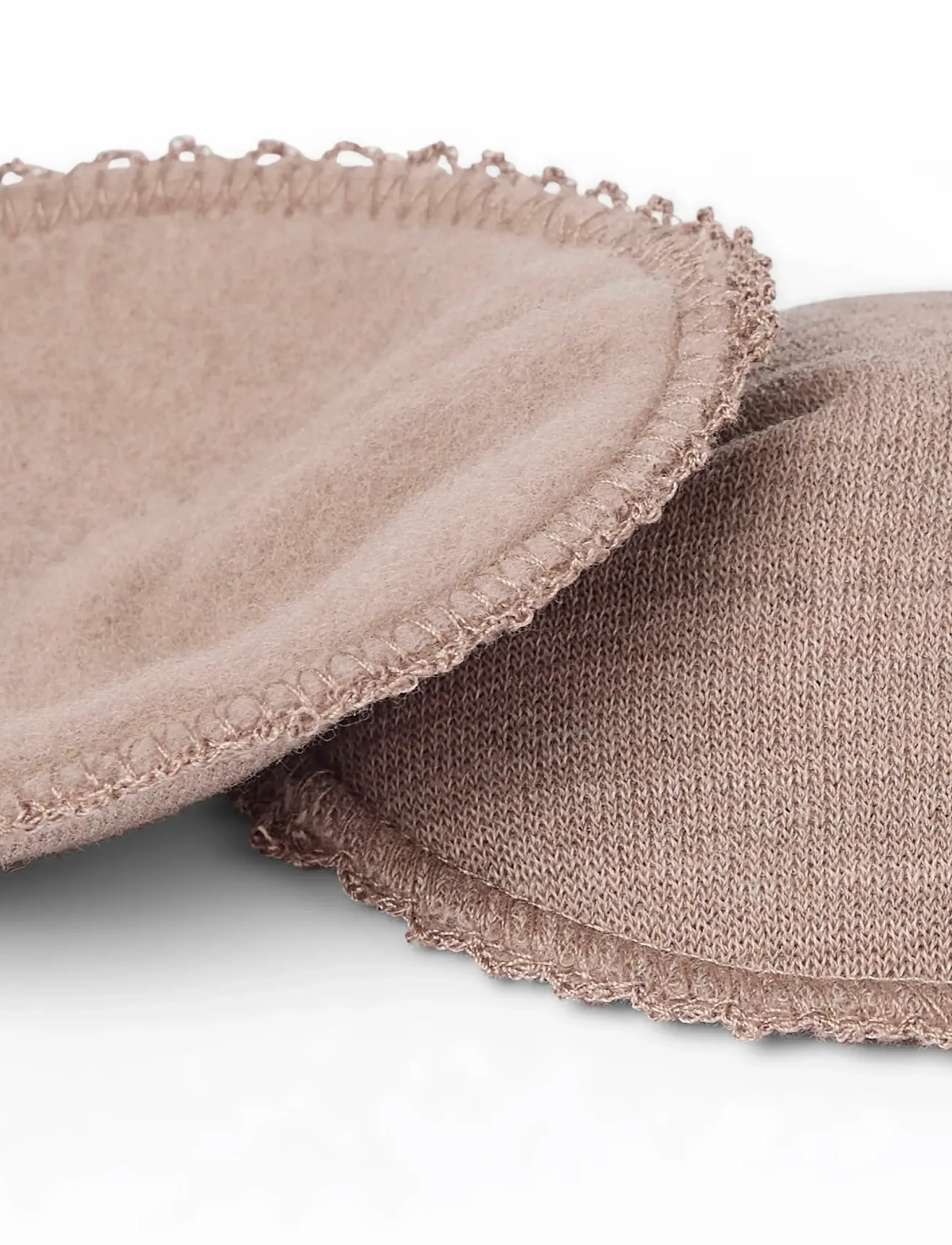 Smallstuff - Breast feeding pads M, dia. 13 cm., meriono wool, soft powder melange - pientraukiai ir aksesuarai - soft powder melange - 1