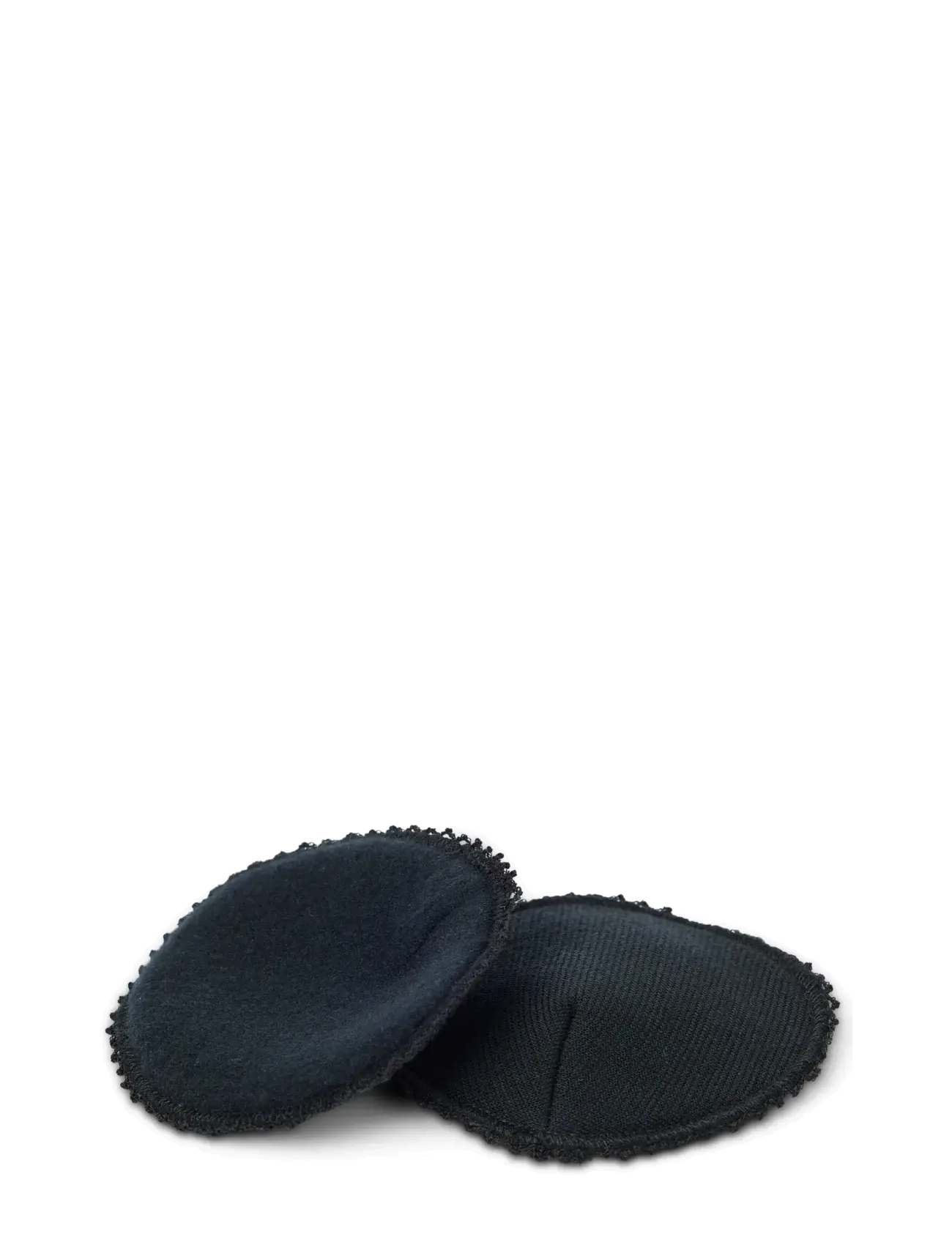 Smallstuff Breast Feeding Pads S, Dia. 11 Cm., Meriono Wool, Black, Børn, Ammeindlæg, Sort, Str: M