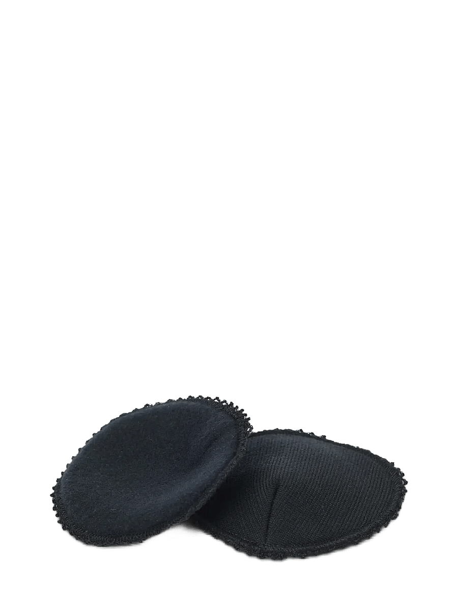 Smallstuff - Breast feeding pads S, dia. 11 cm., meriono wool, black - milchpumpen & zubehör - black - 1