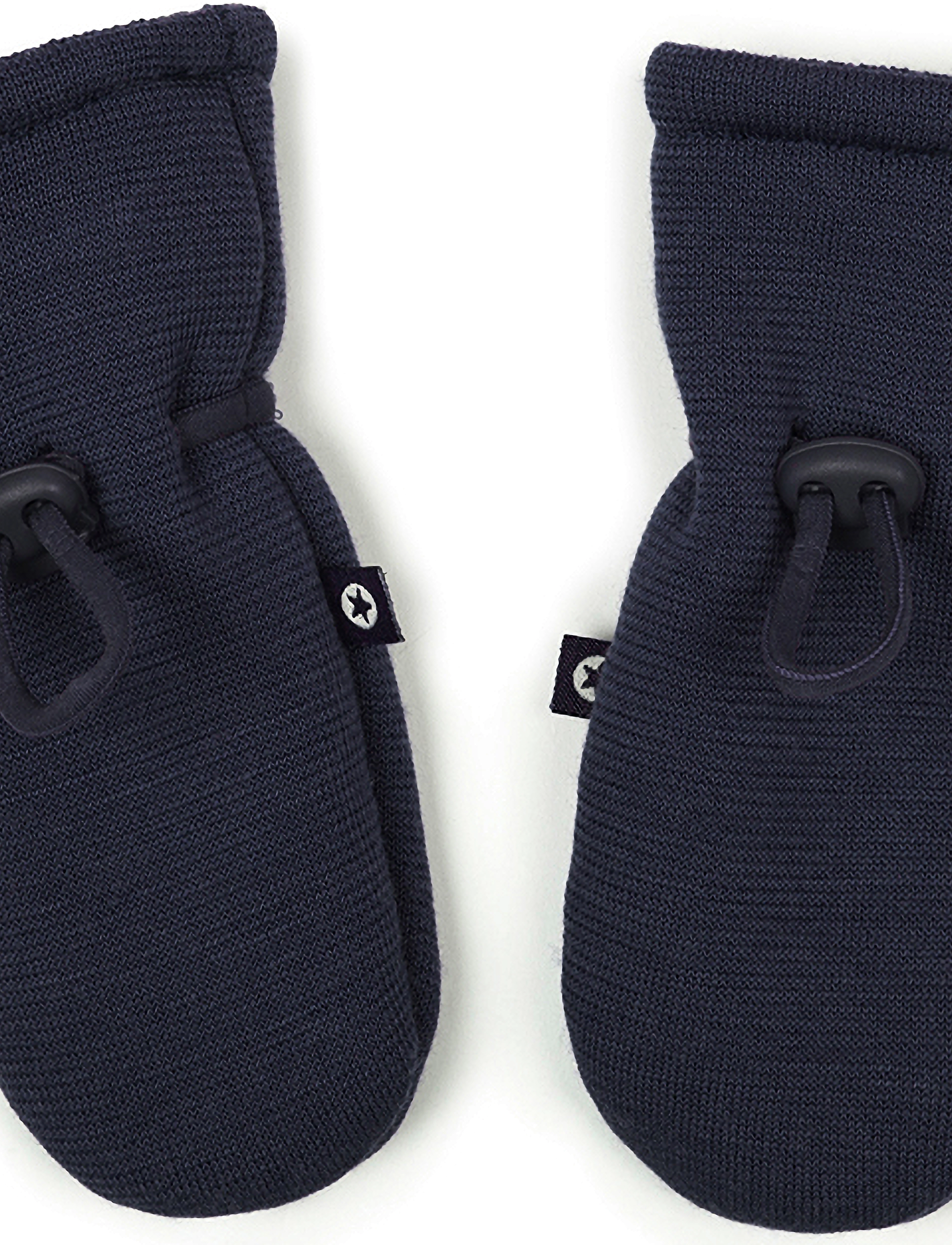 Smallstuff Mittens, Merino Wool, Navy - Navy - 80/86