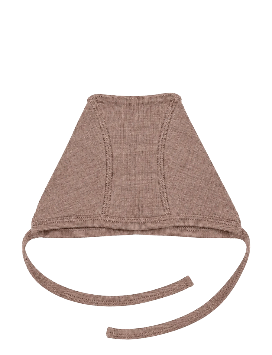 Smallstuff - Baby helmet, soft powder drop needle, merino wool - babymützen - powder - 1
