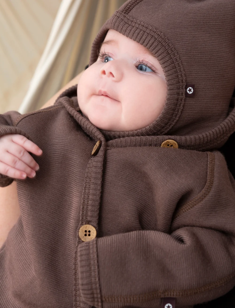 Smallstuff - Balaclava, merino wool, rose brown - vinter tilbehør - rose brown - 0