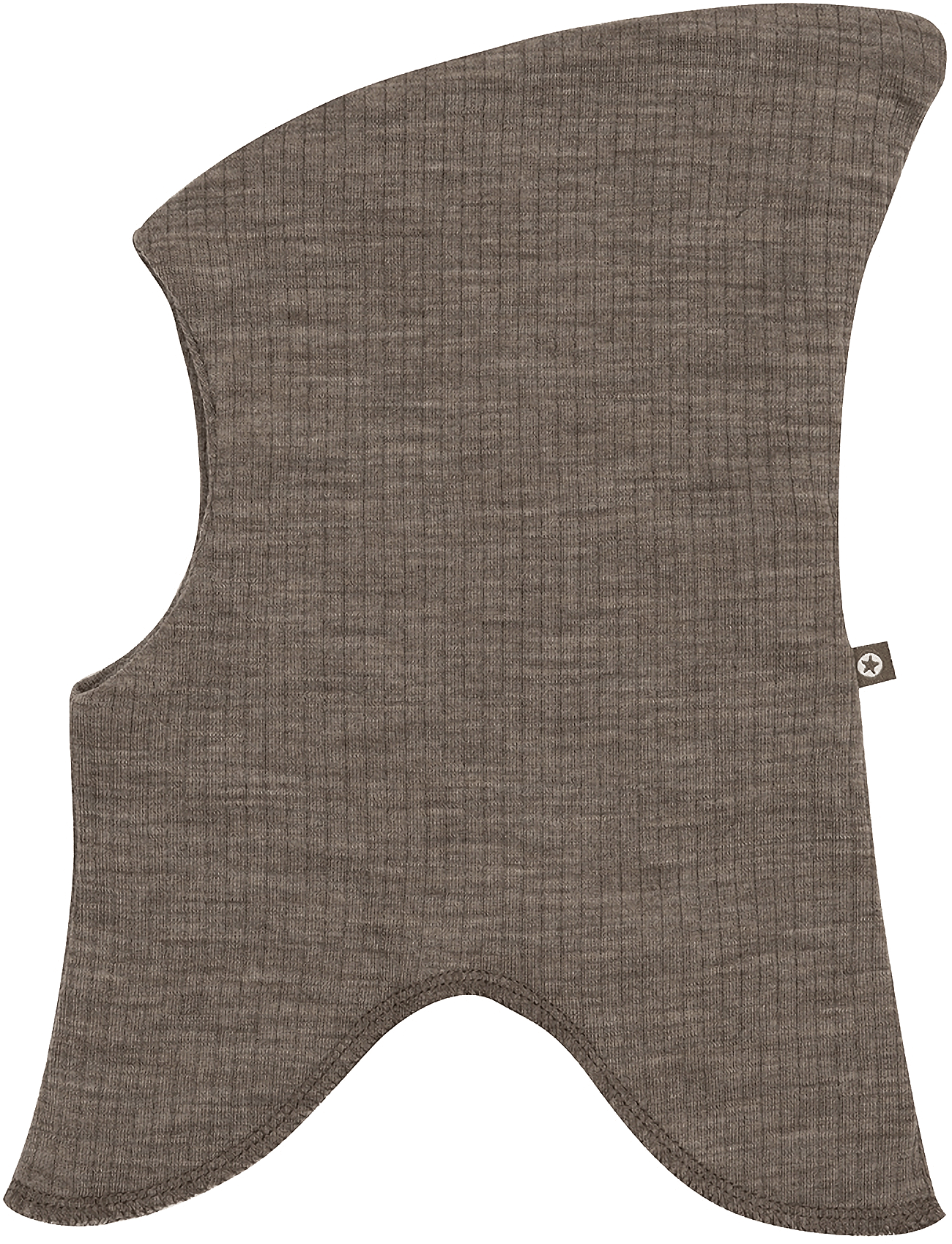Smallstuff Balaclava, 2 Layers, Nature Drop Needle, Merino Wool - Brown - 68/74