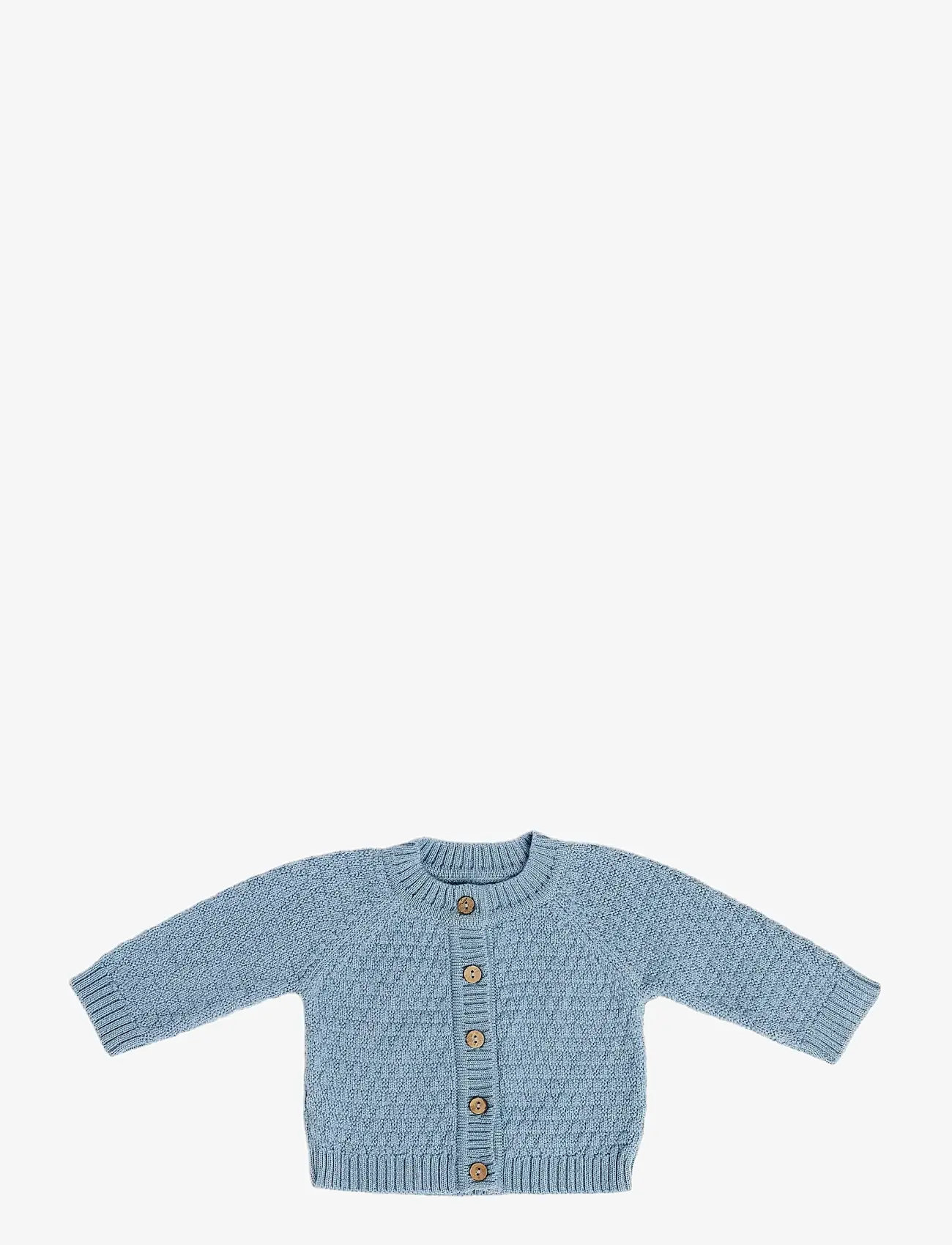 Smallstuff - Cardigan, AO Elephants, merino wool, brown - jakas - blue - 1