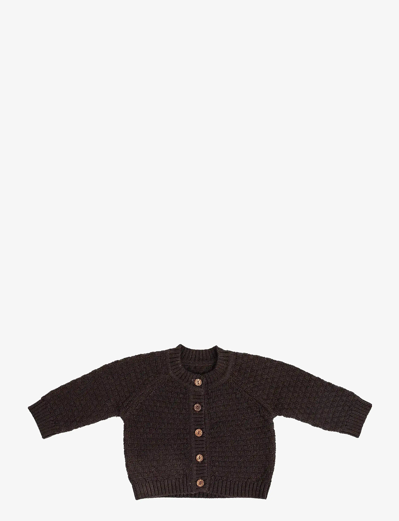 Smallstuff - Cardigan, AO Elephants, merino wool, brown - cardigans - brown - 1
