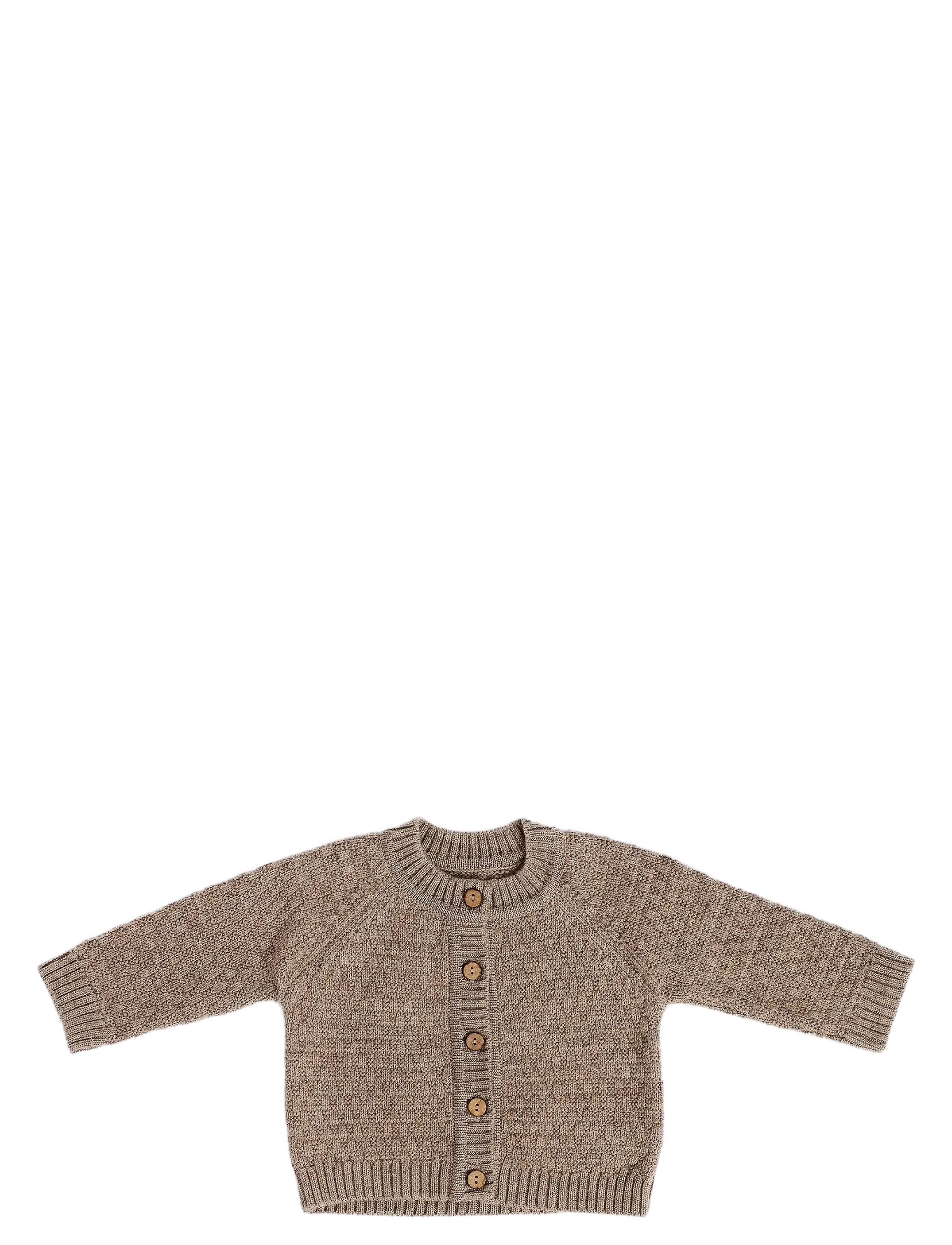Smallstuff - Cardigan, AO Elephants, merino wool, nature melange - susegamieji megztiniai - nature melange - 1