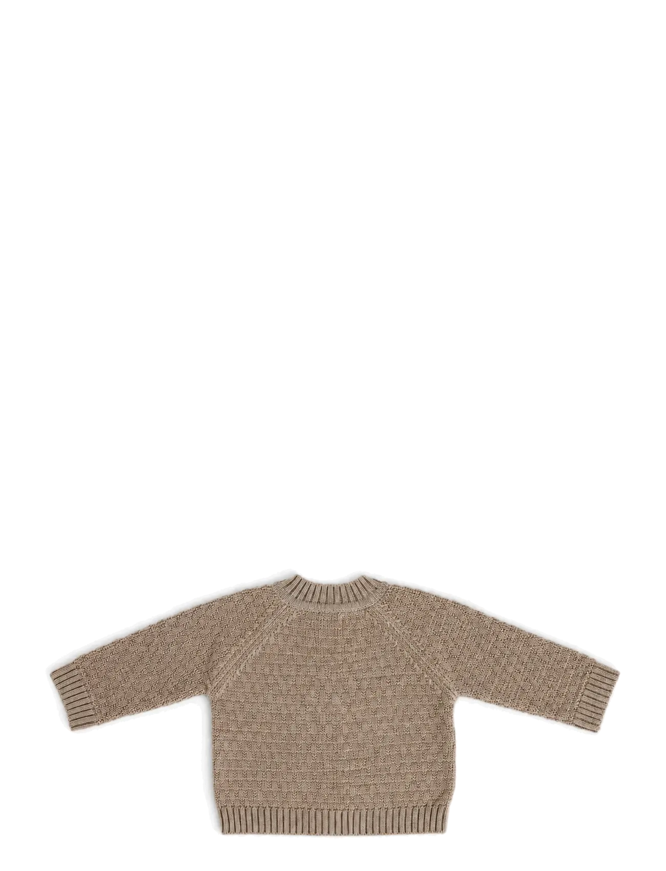 Smallstuff - Cardigan, AO Elephants, merino wool, brown - cardigans - nature melange - 2