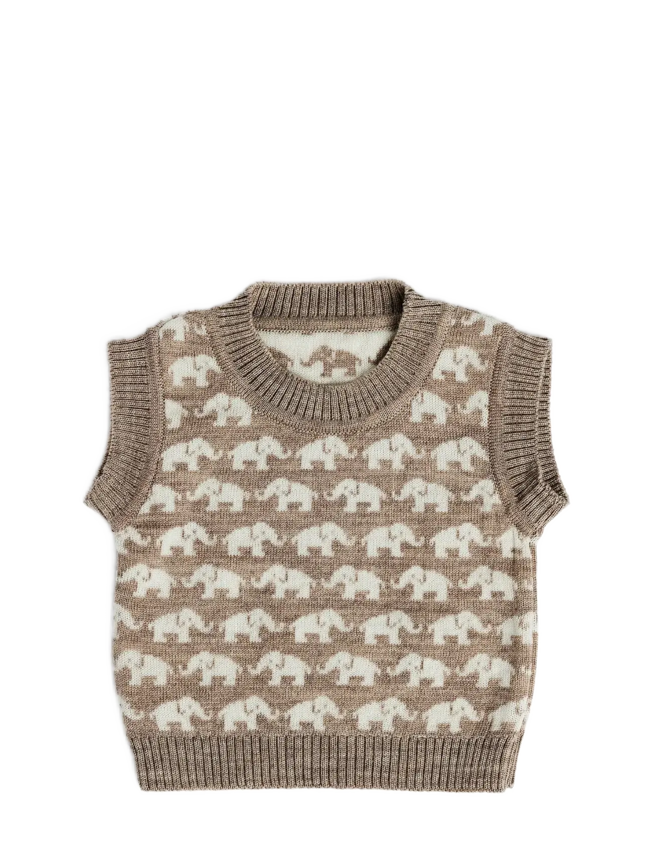Smallstuff - Vest, Square Knit, Merino
