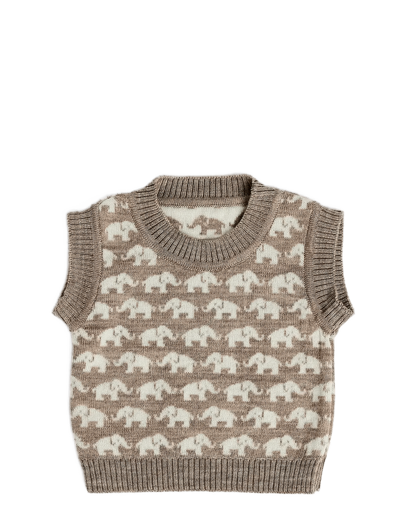 Smallstuff - Vest, Square Knit, Merino