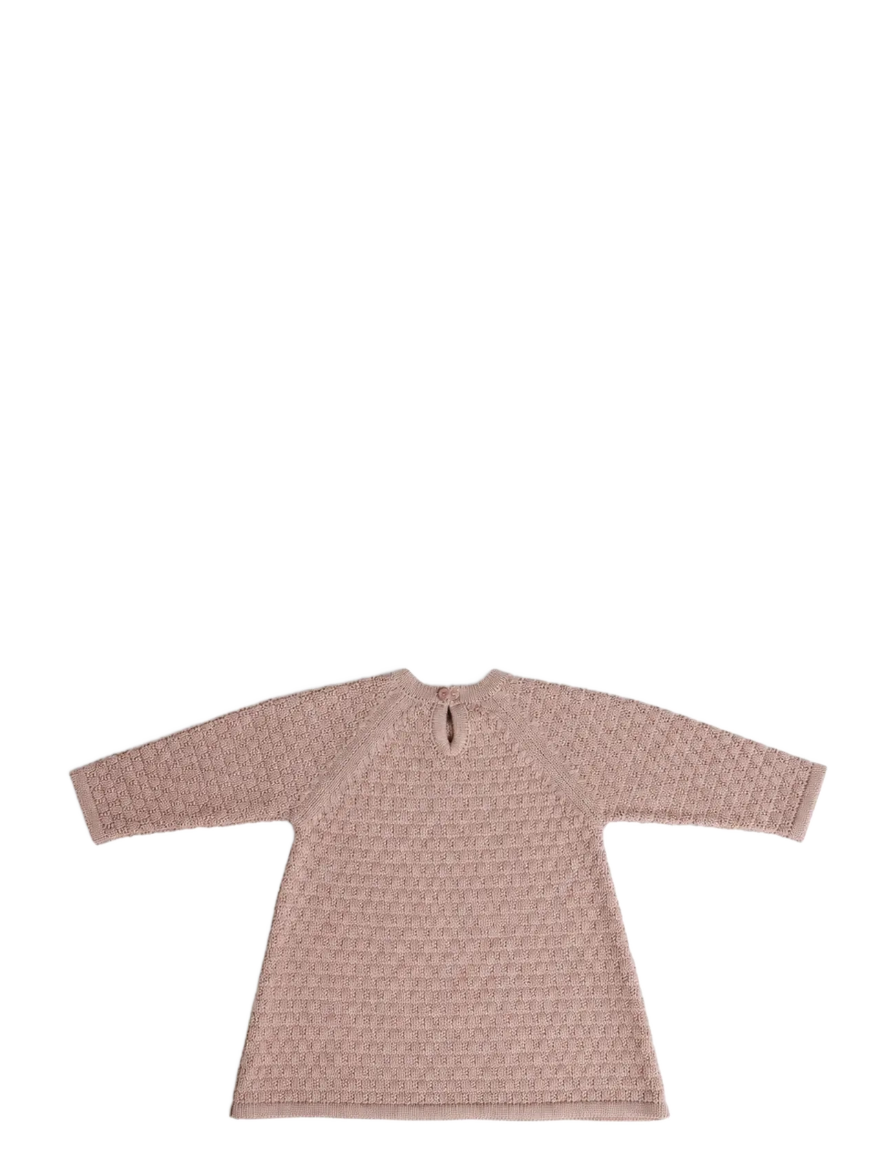Smallstuff - Dress, AO Rabbits, merino wool, powder - langärmelige babykleider - powder - 2