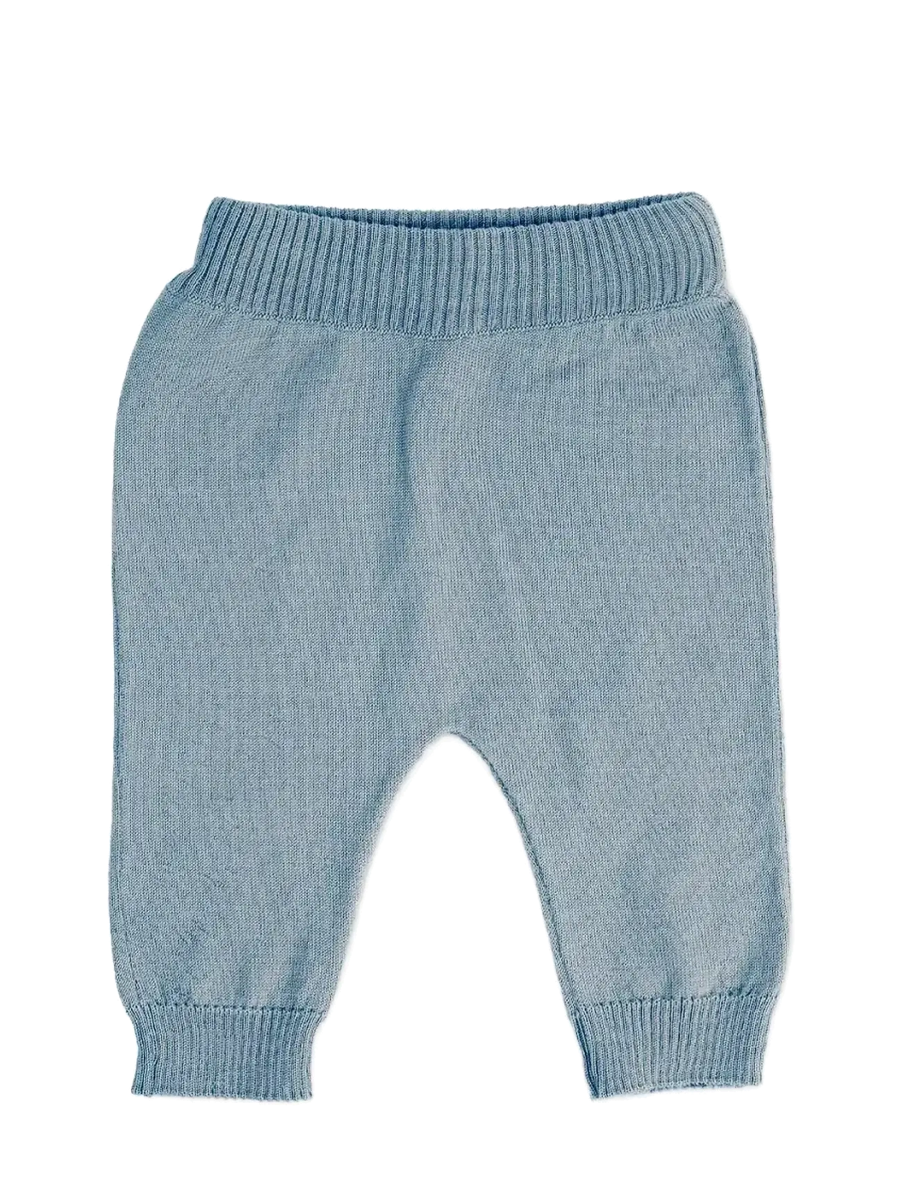 Smallstuff Pants, Flat Knit Merino Wool, Blue, 92/98, Unterteile, Blau - Trousers, Kinder