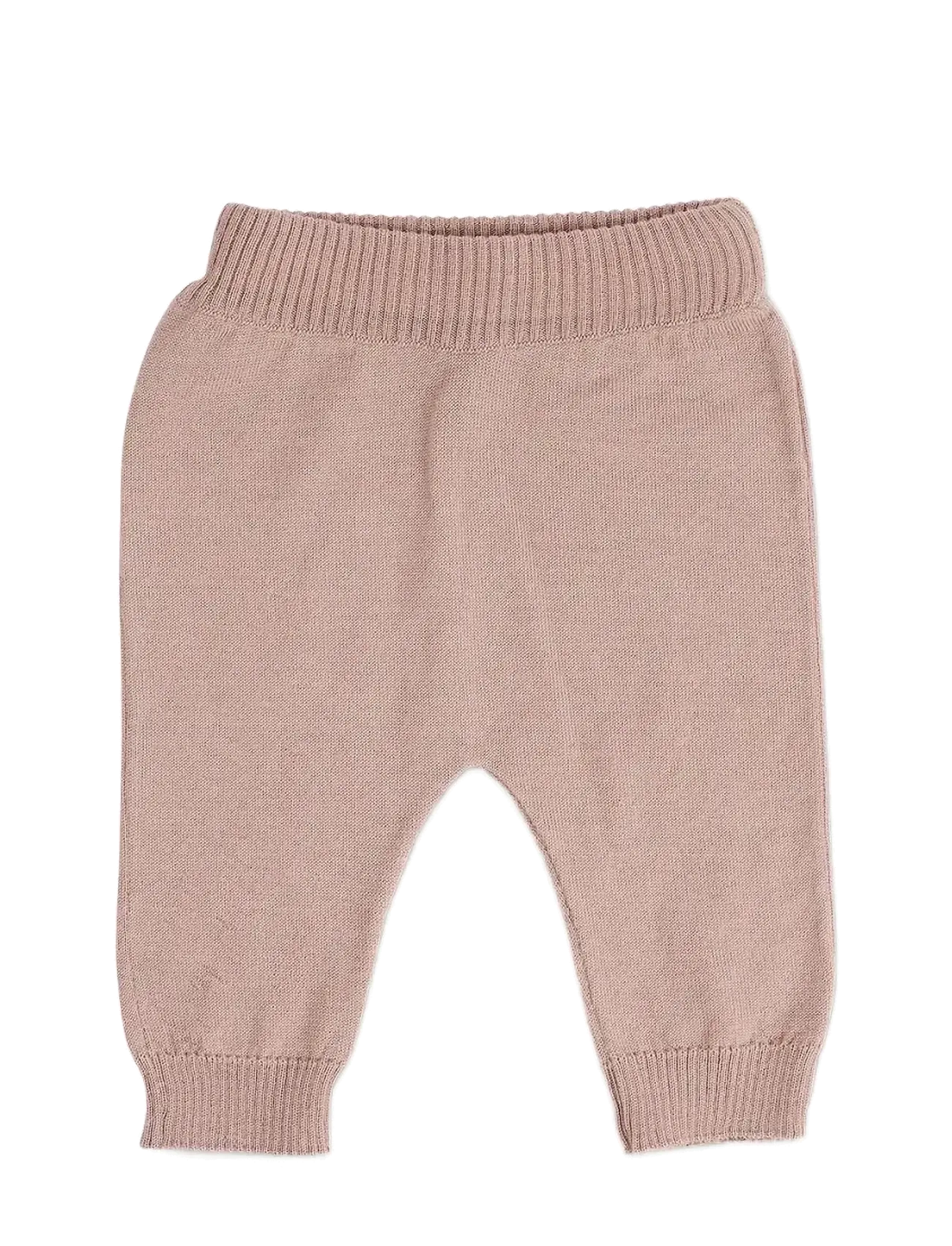 Smallstuff Pants, Flat Knit Merino Wool, Blue, 80/86, Unterteile, Rosa - Trousers, Kinder