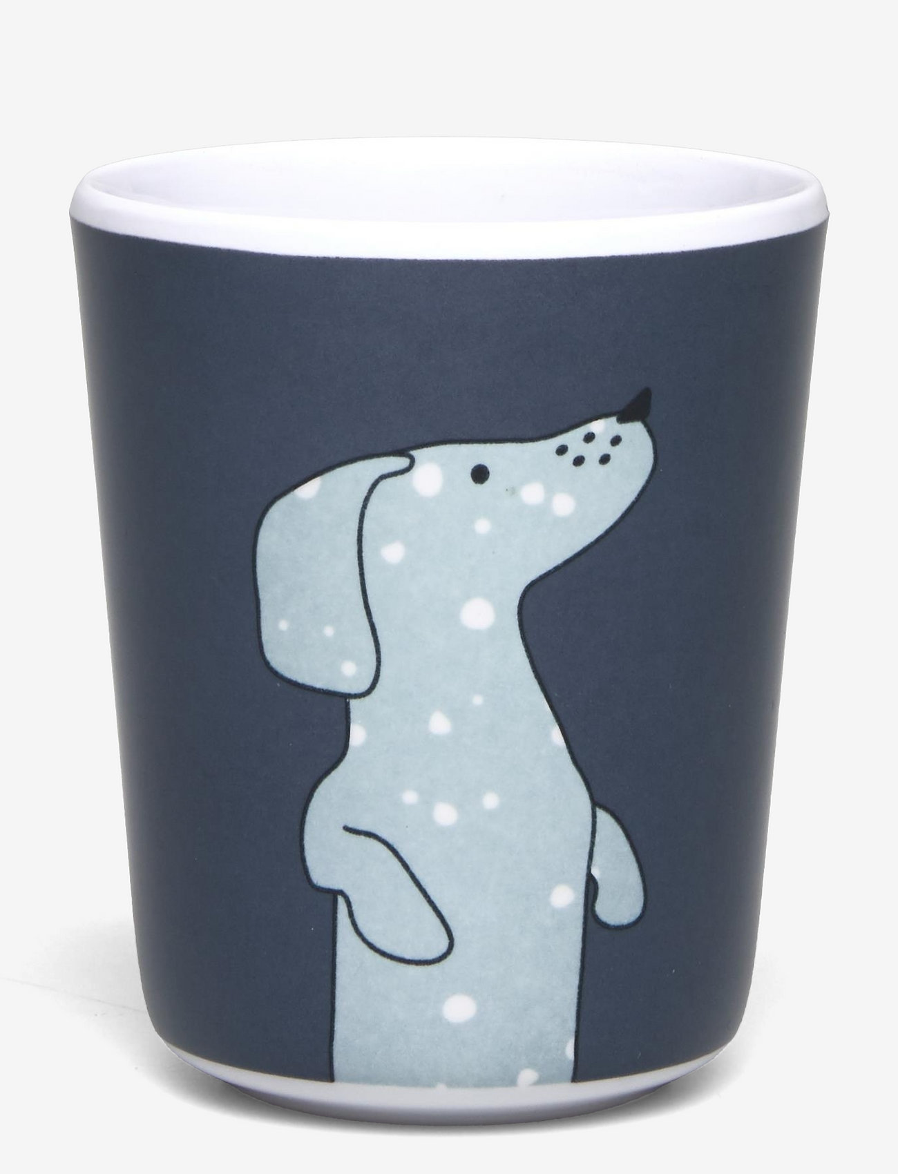 Smallstuff - Cup no handle, Sausage Dog - blue - 0
