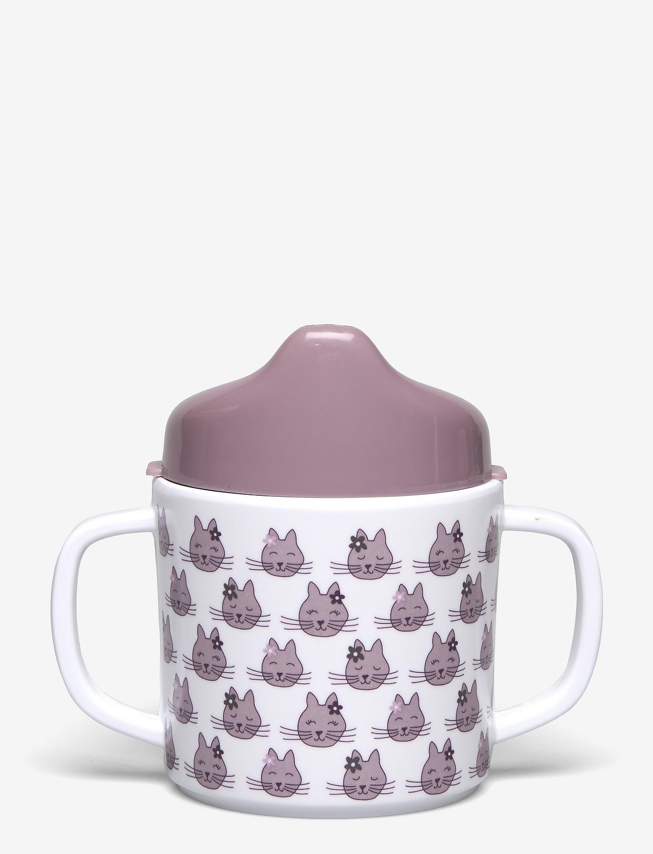 Smallstuff - Sippy Cup, Cat - rose - 0