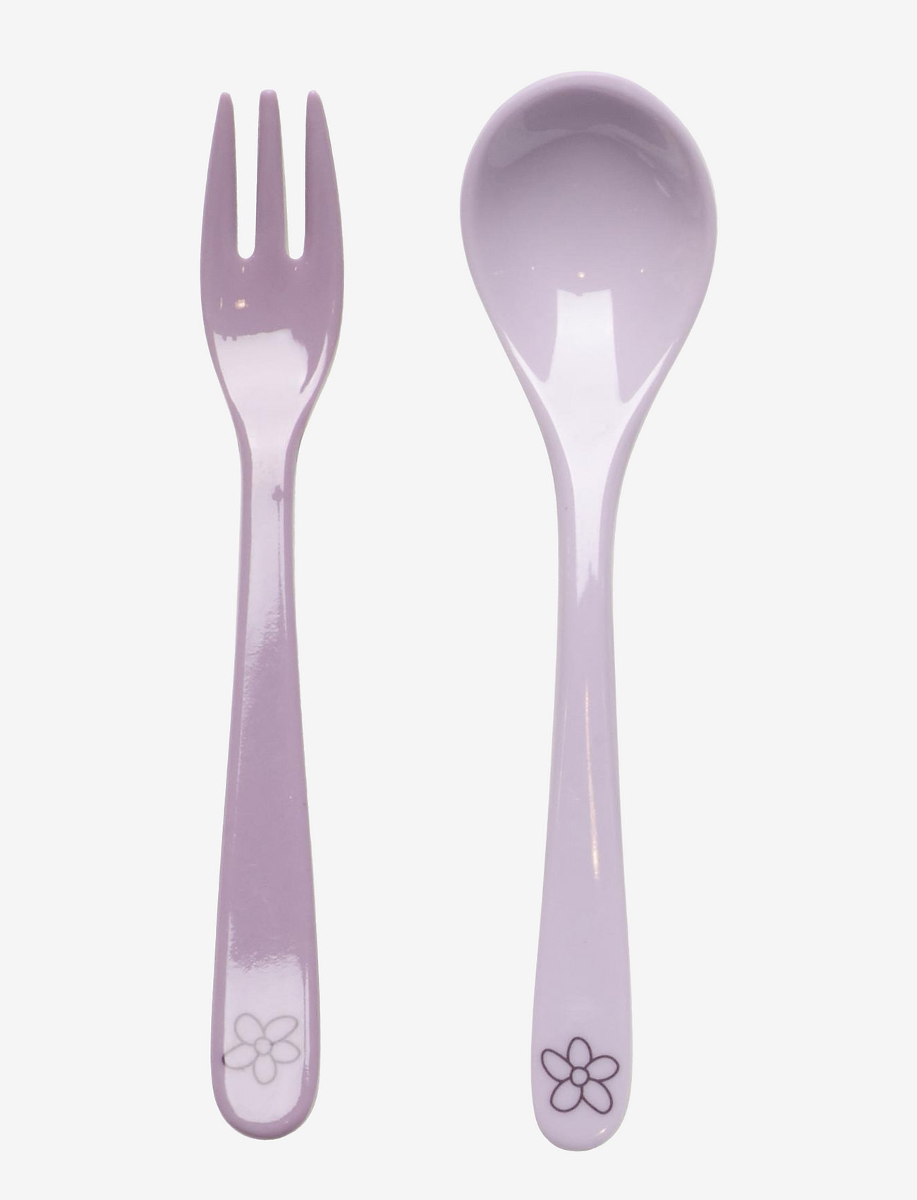 Smallstuff - Fork and spoon, Cat, in Gift box - rose - 0