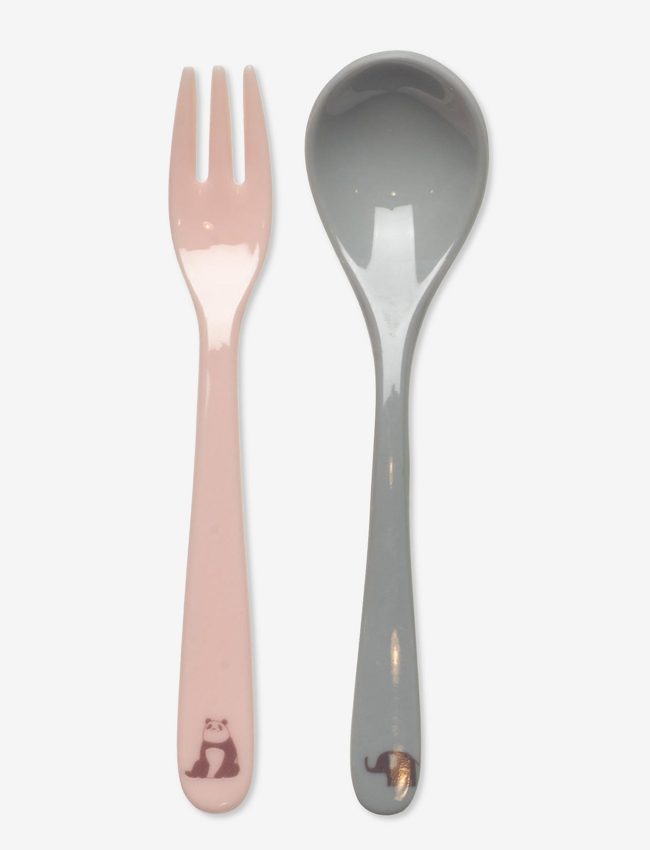 Smallstuff - Fork and spoon, Butterfly & Co. in Gift box - rose - 0