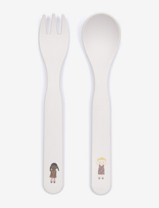 Fork and spoon, dolls,  in Gift box, Smallstuff