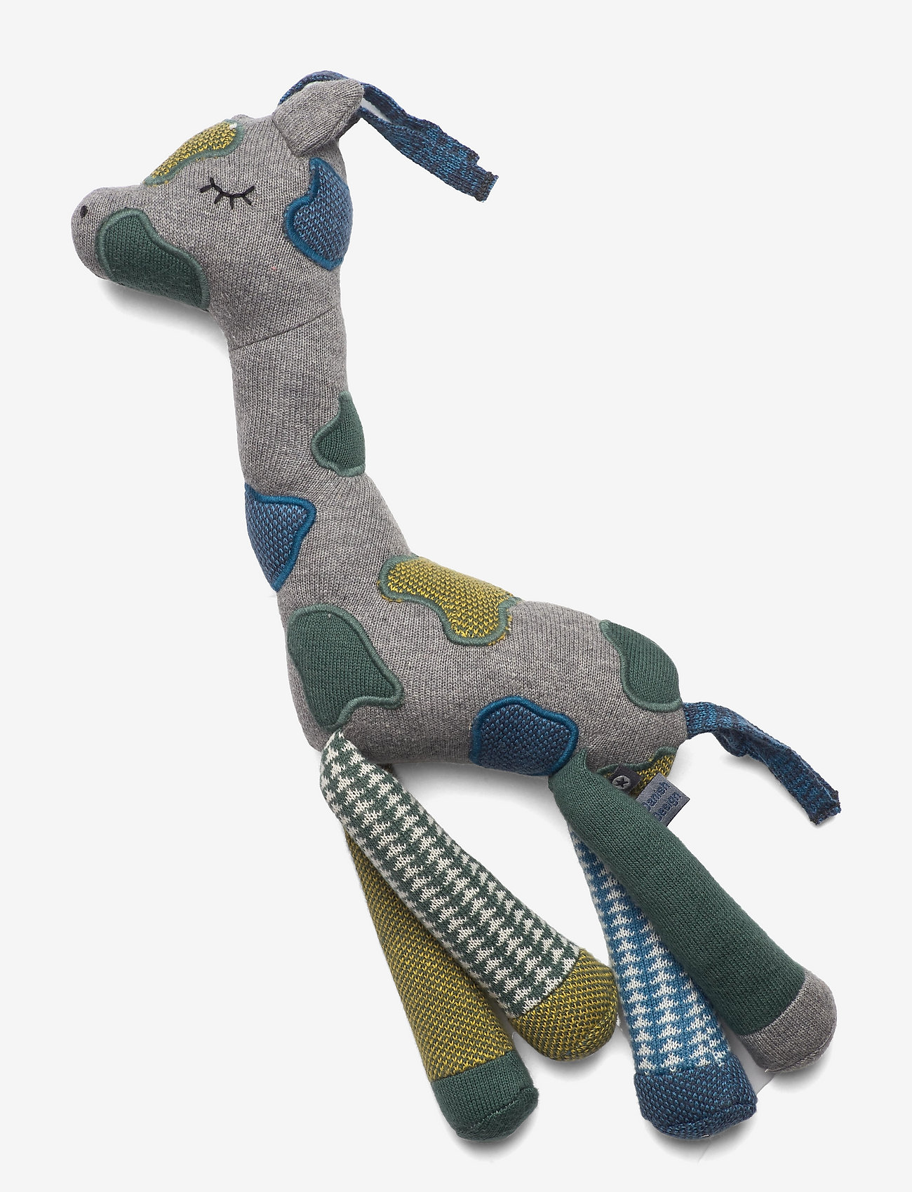 Smallstuff - Activity toy large giraffe, petrol/ grey - die niedrigsten preise - blue/green/grey - 0