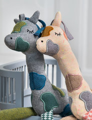 Smallstuff - Activity toy large giraffe, petrol/ grey - alhaisimmat hinnat - blue/green/grey - 1