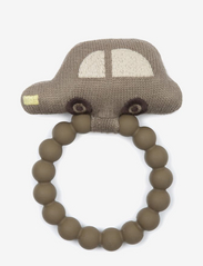 Smallstuff - Silicone ring, car, dark mole - vauvan purulelut - brown - 0