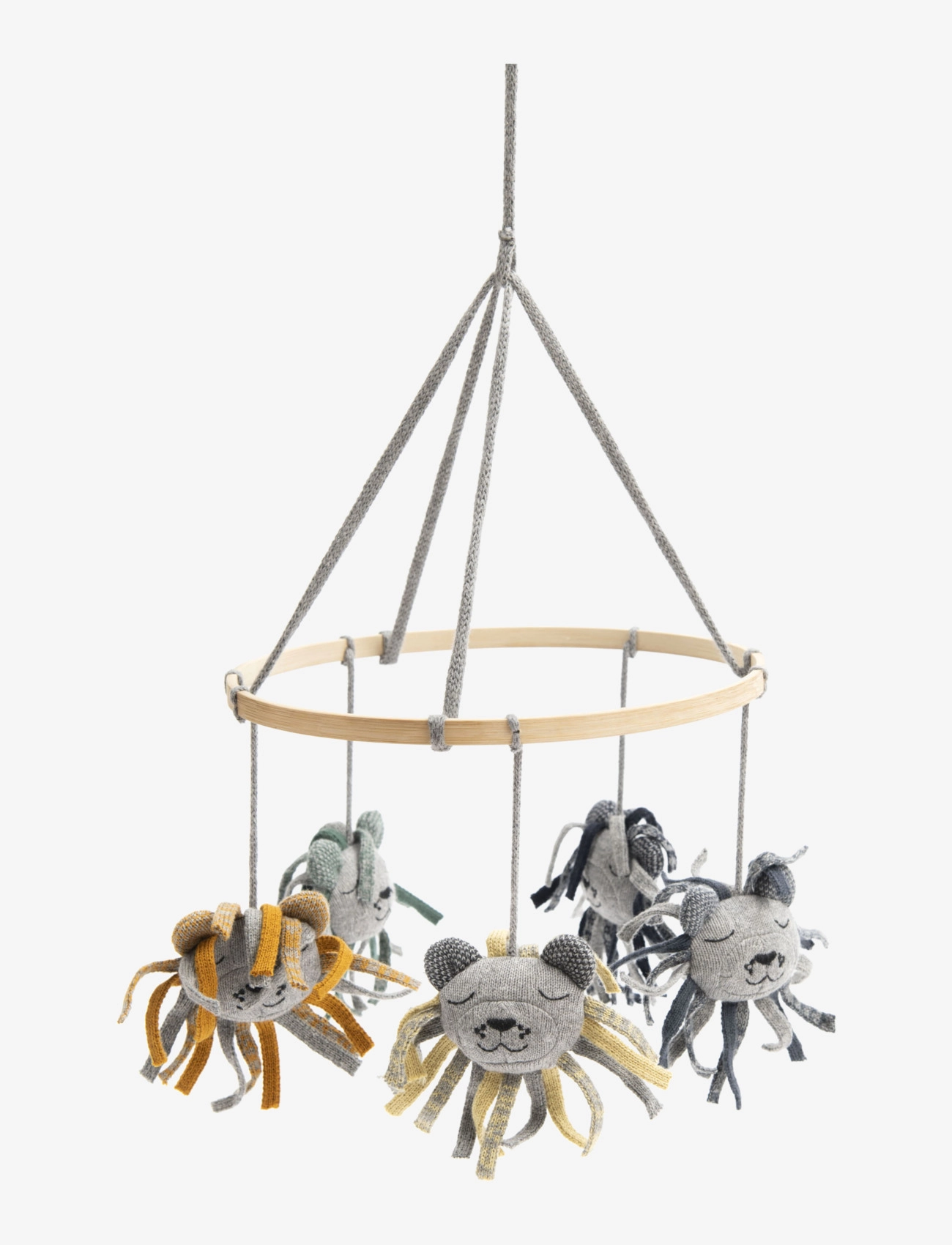 SMALLSTUFF Hangning Mobile, Lion, Multi Grau - 24C24X19 - Kinder