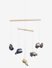 Smallstuff - Hanging mobile, engine, multi - virš lovytės kabinami žaisliukai - grey - 0