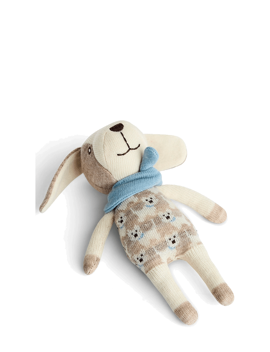 Smallstuff - Merino wool baby dog rose - kuscheltiere - blue - 1