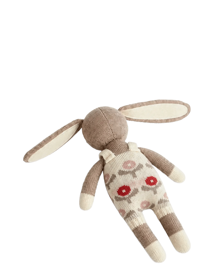 Smallstuff - Merino wool baby dog rose - tøjdyr - off. white - 2